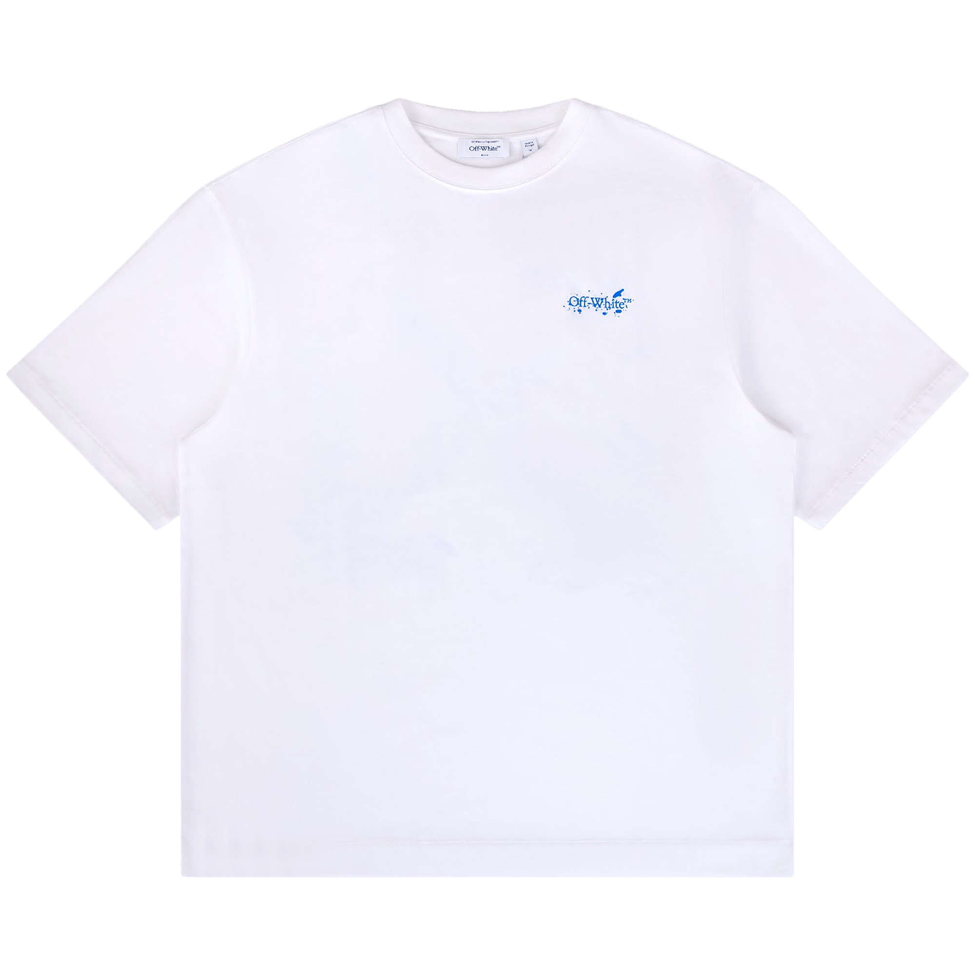 Off-White Paint Splatter Arrow Diag Fit Tee 'White'