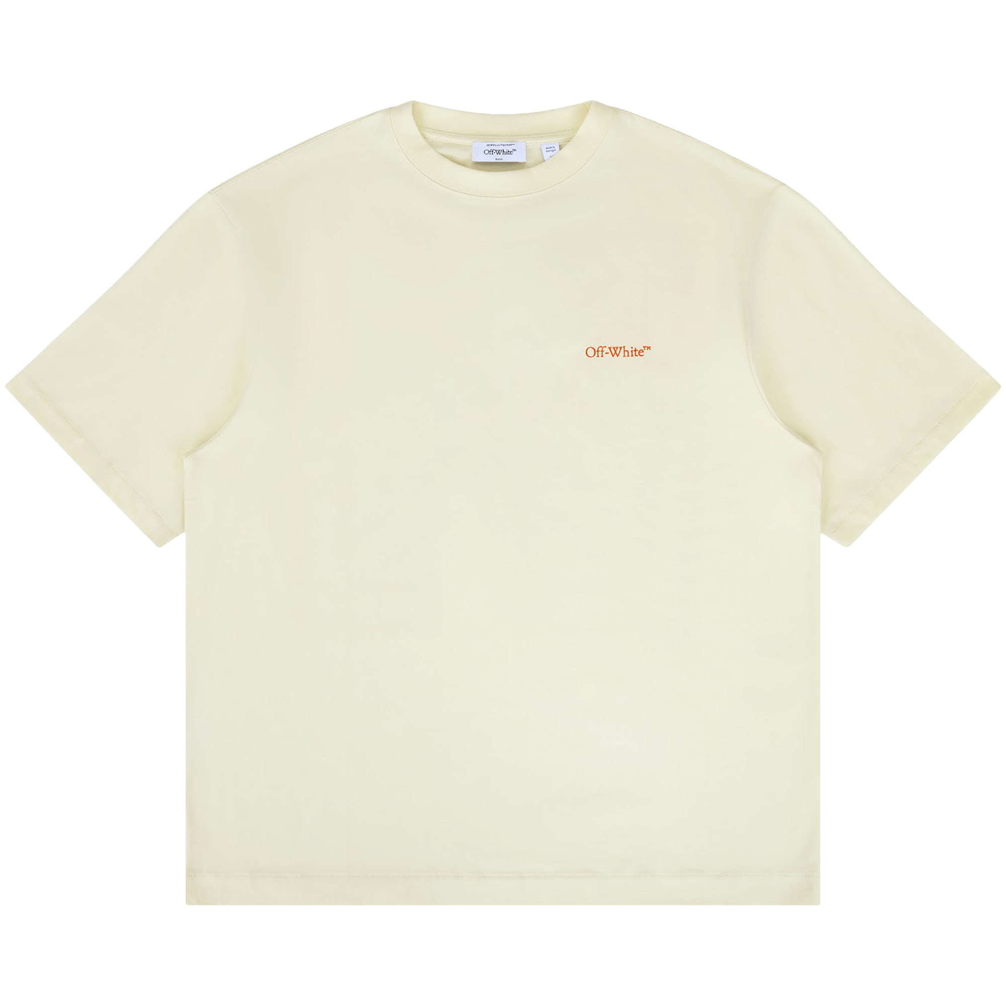 Off-White Tape Arrow Fit Tee 'Vanilla Ice'