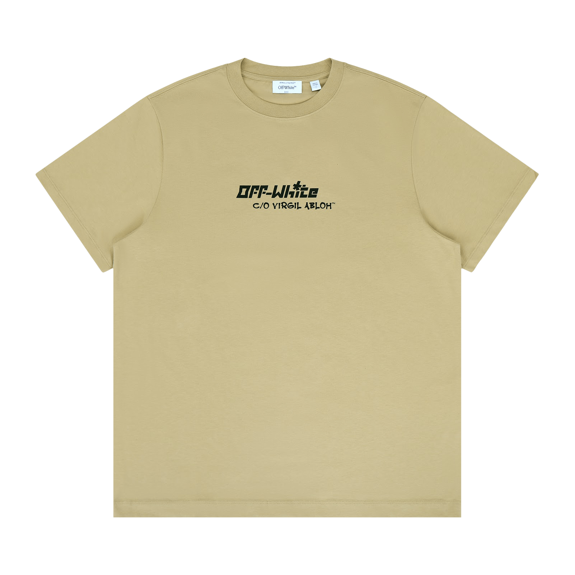 Off-White Cryst Croco Slim Fit Tee 'Night Stand'