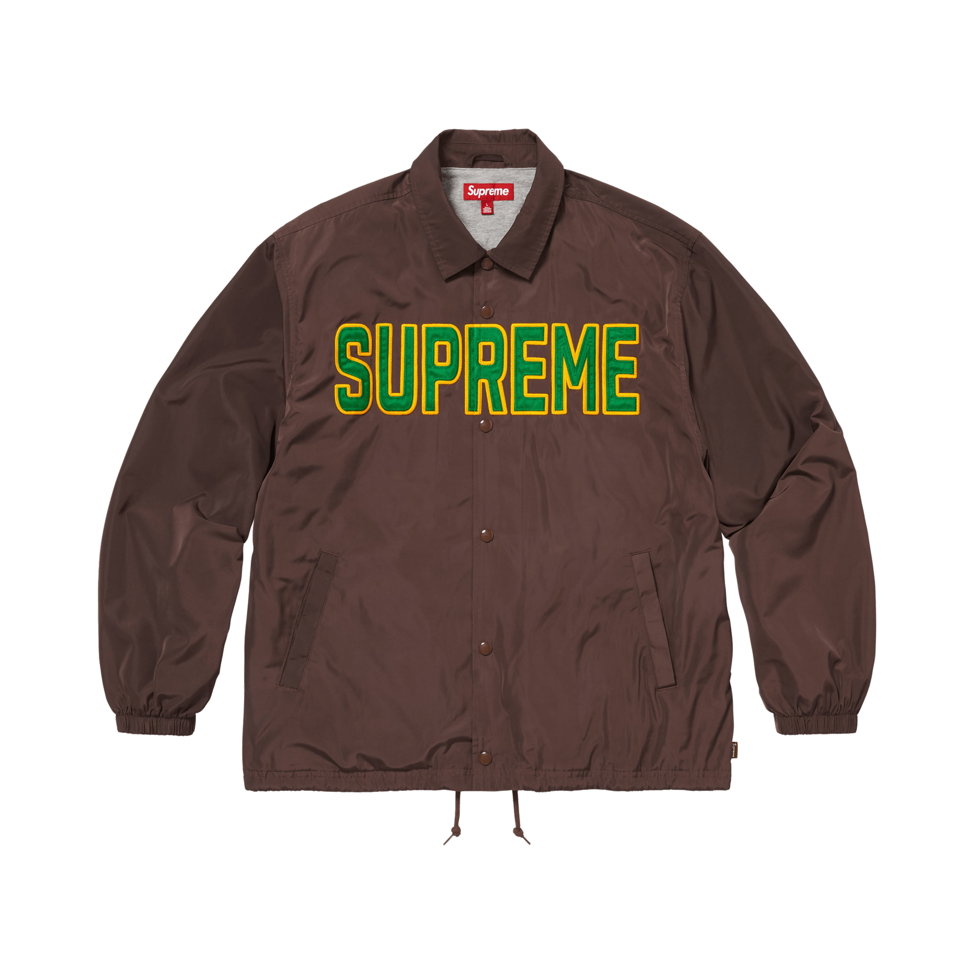 Supreme Spellout Coaches Jacket 'Brown'