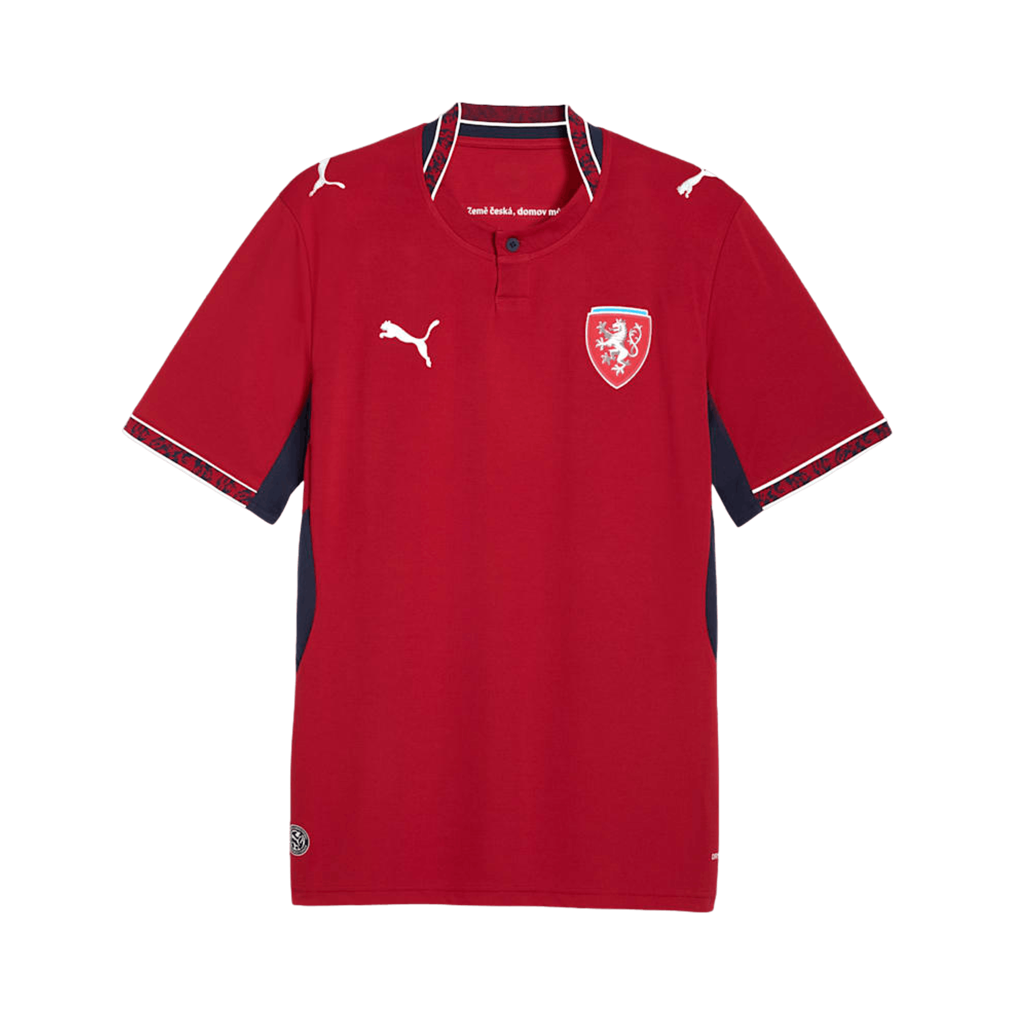 Puma Czech Republic 2026 Home Kit 'Dark Cherry-Puma Navy'