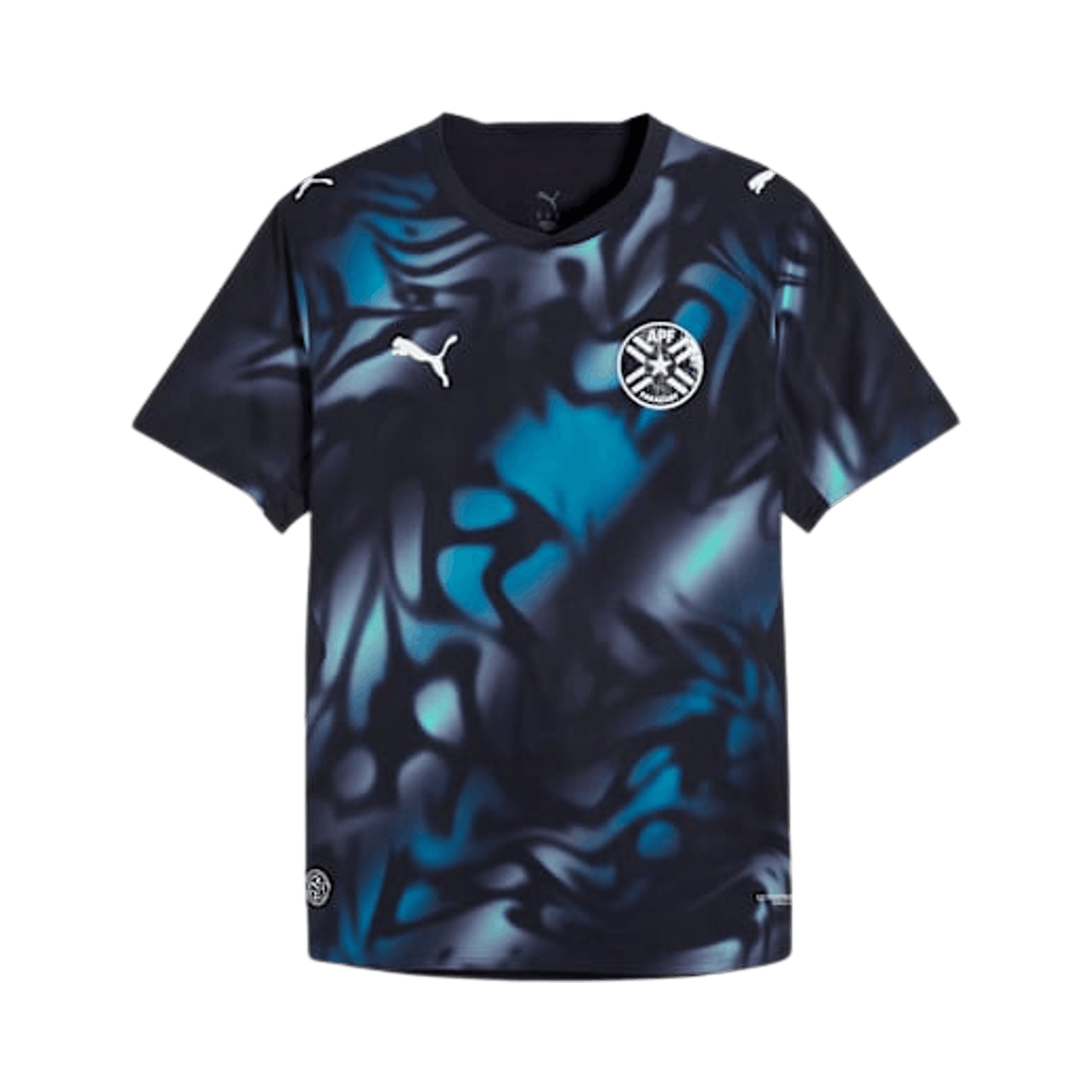 Puma Paraguay Authentic Away Jersey 'New Navy-Tropical Blue'