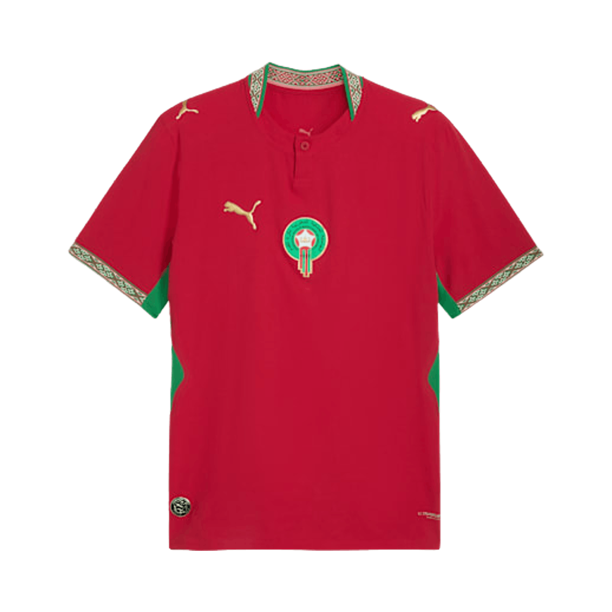 Puma Morocco Authentic Home Jersey 'Fast Red-Victory Gold'
