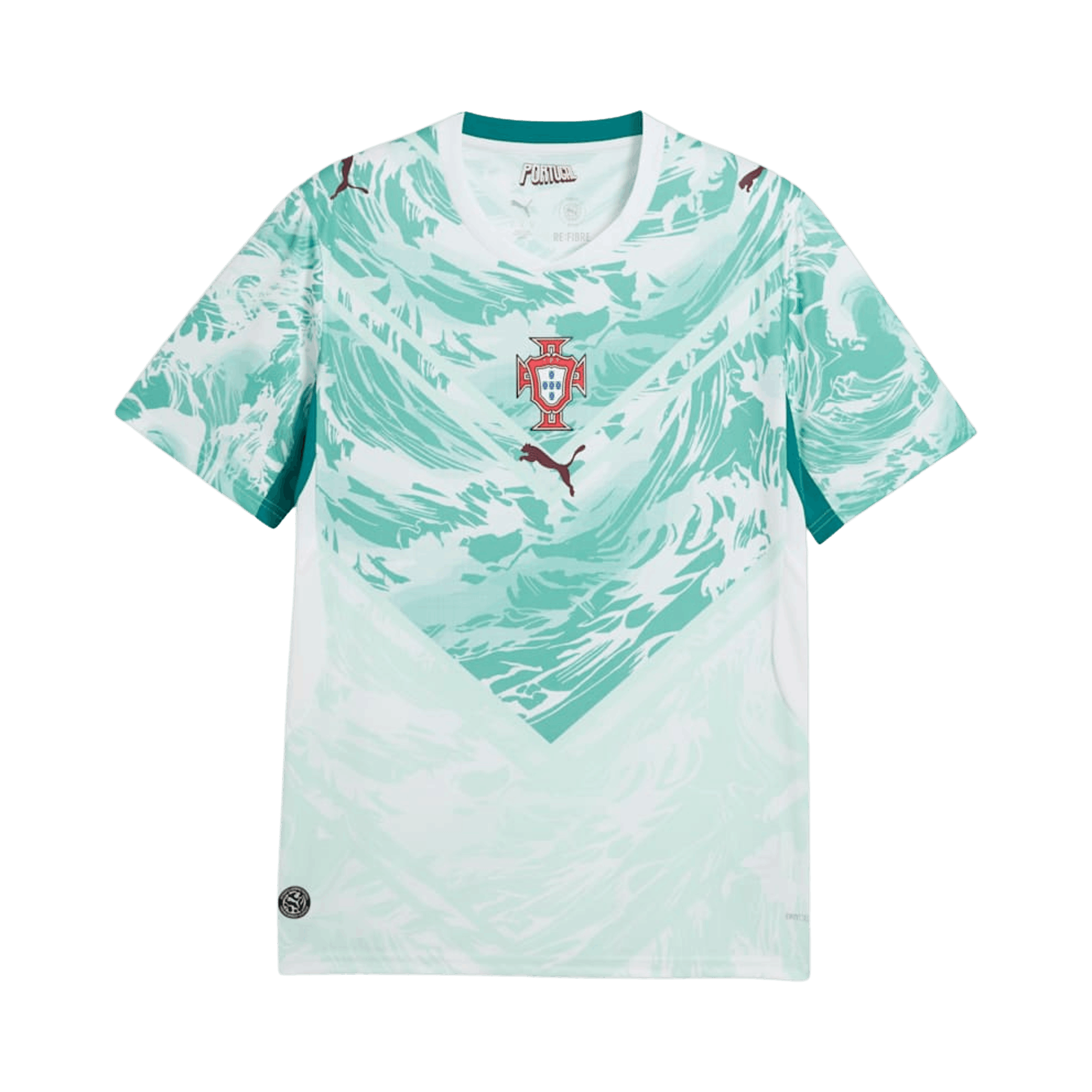 Puma Portugal Away Kit 'Puma White-Green Lagoon'