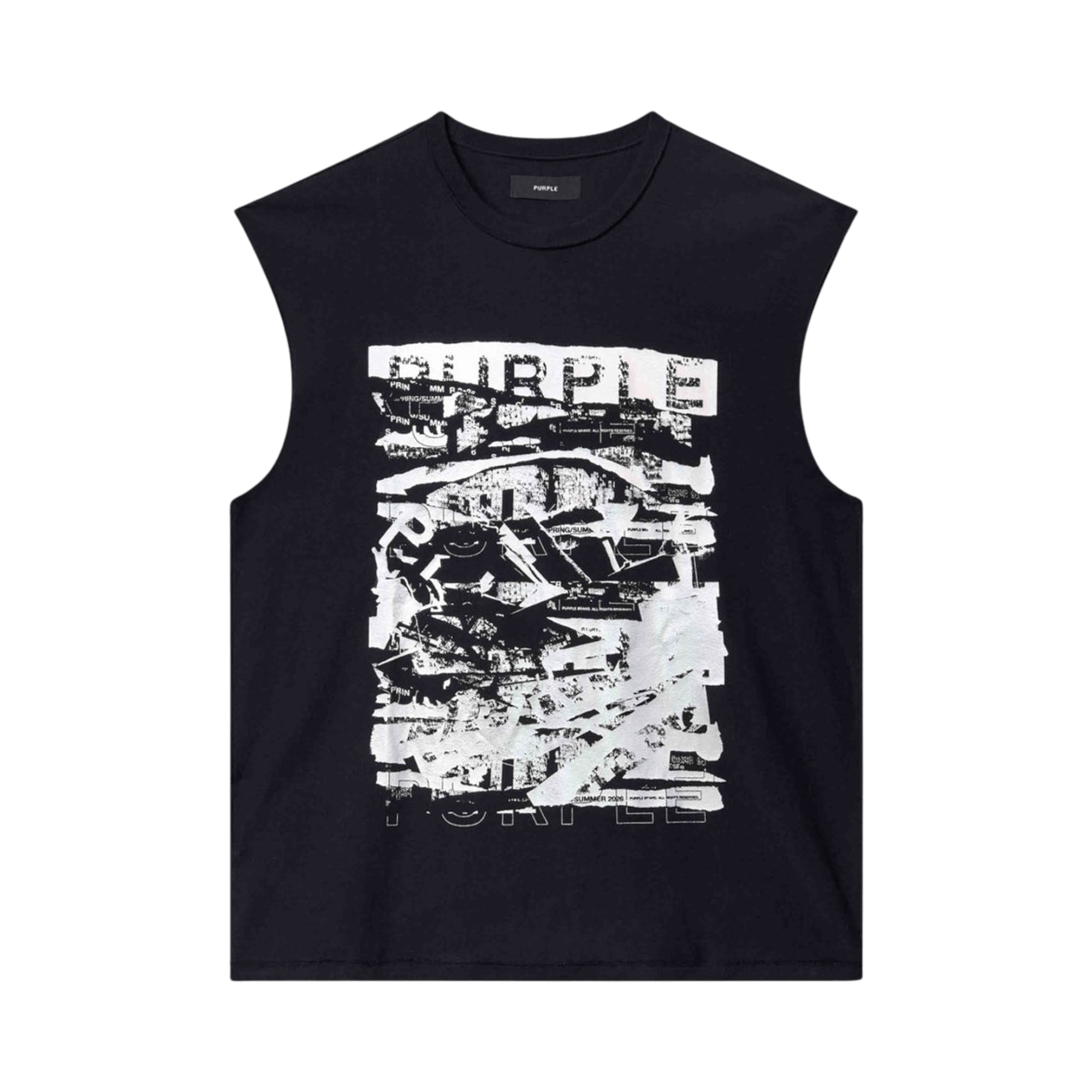 PURPLE BRAND Tank Top 'Black Foil'