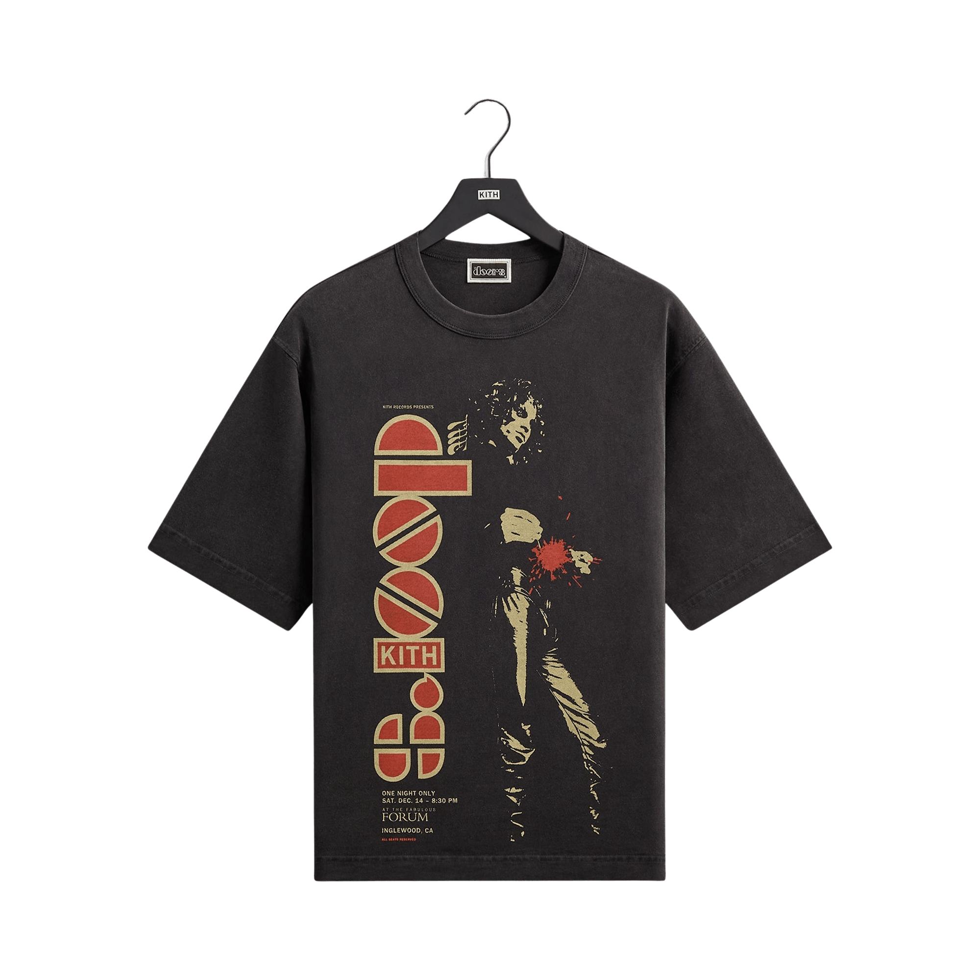 Kith Records For The Doors Live In Hollywood Vintage Alex Tee 'Black'