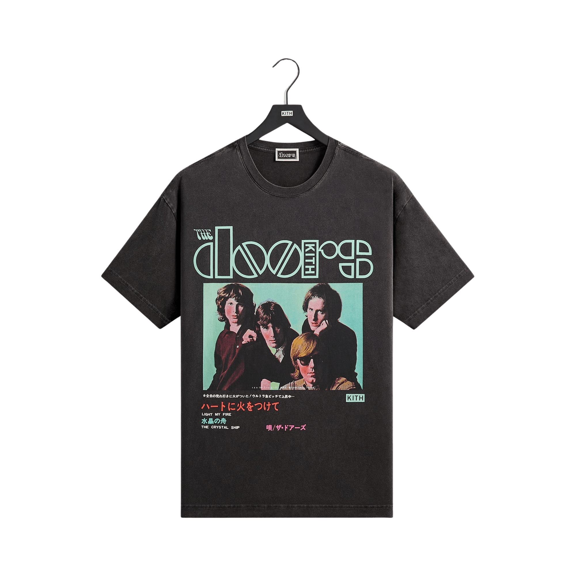 Kith Records For The Doors Japan Import Vintage Tee 'Black'