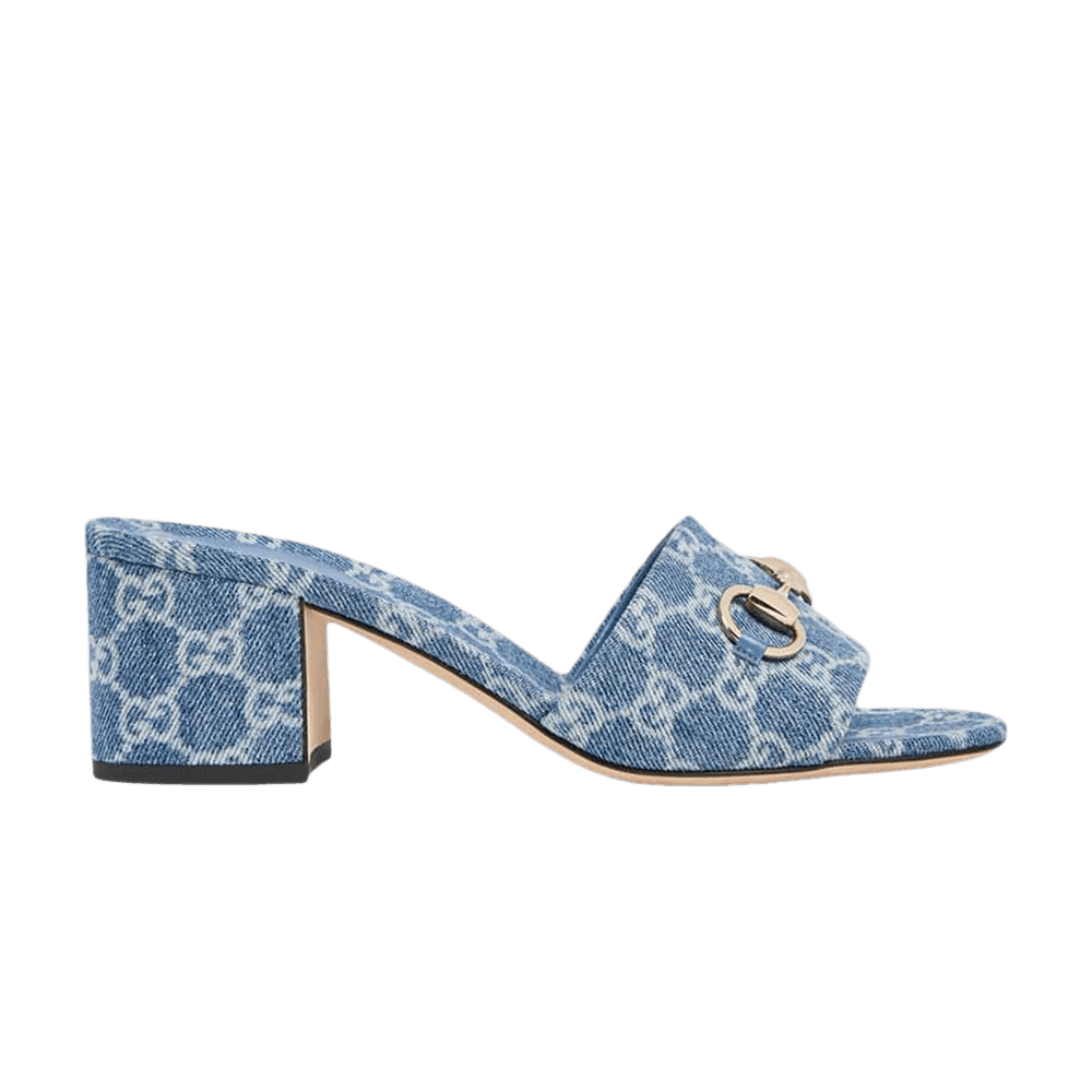 Gucci Wmns Horsebit Slide Sandal 'Blue'