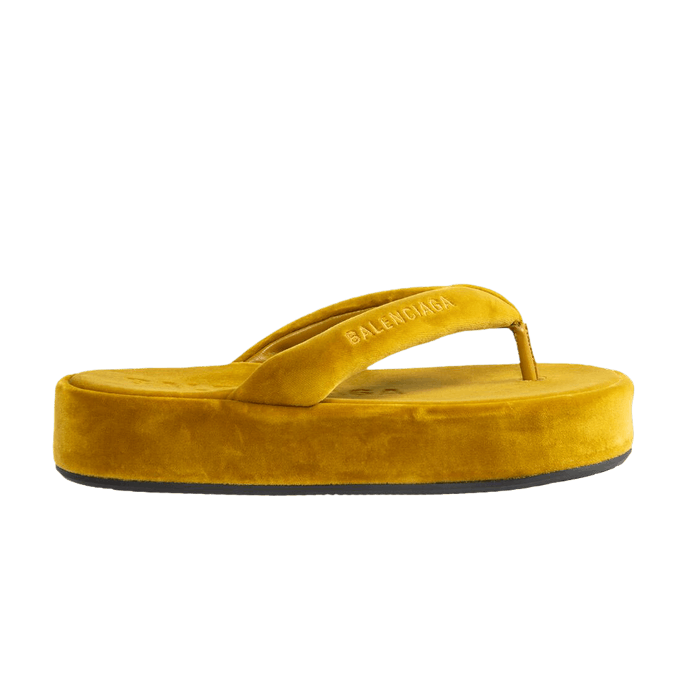 Balenciaga Wmns Jet Lag Thong 'Mustard'