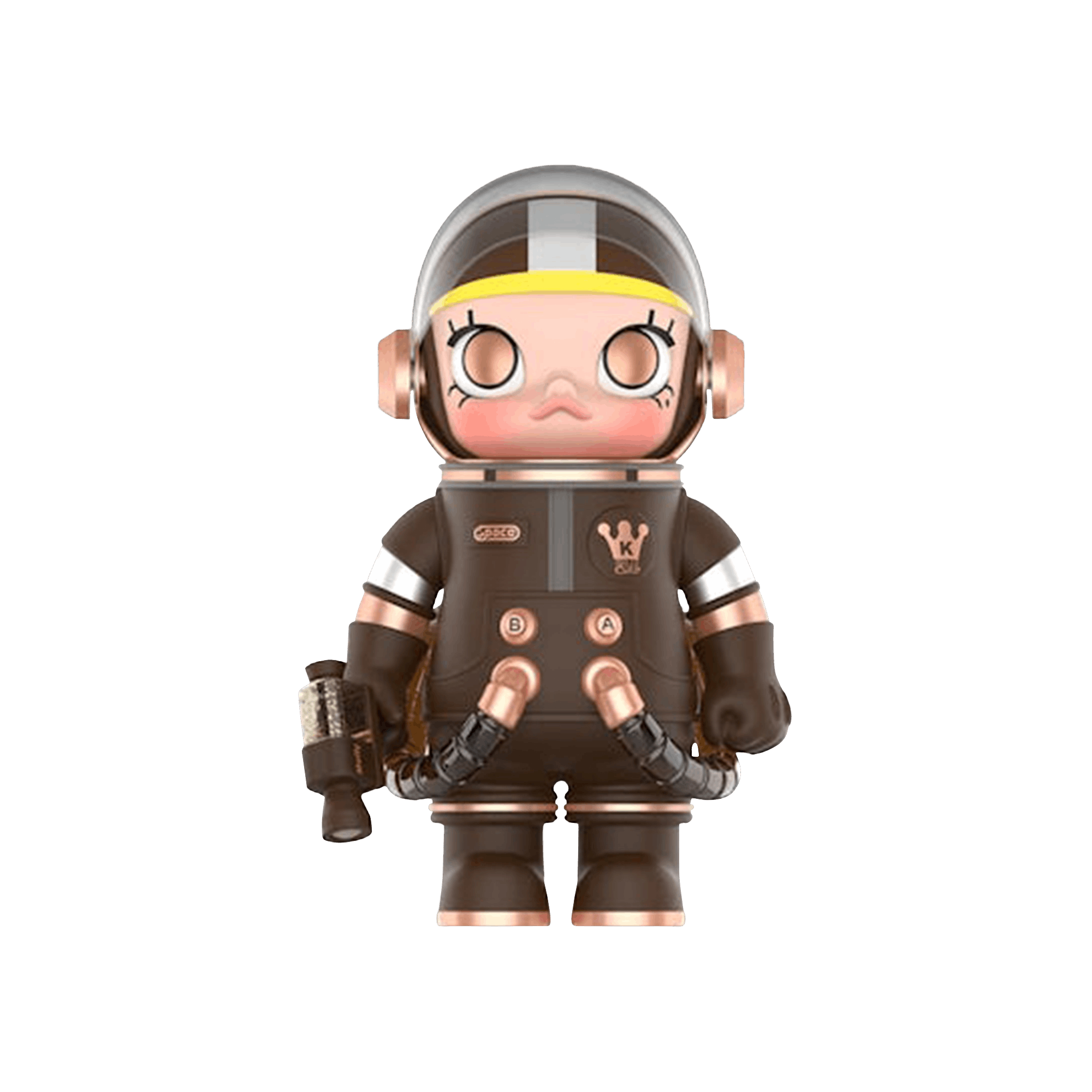 Pop Mart Space Molly Mega Collection 400% 'Toffee'