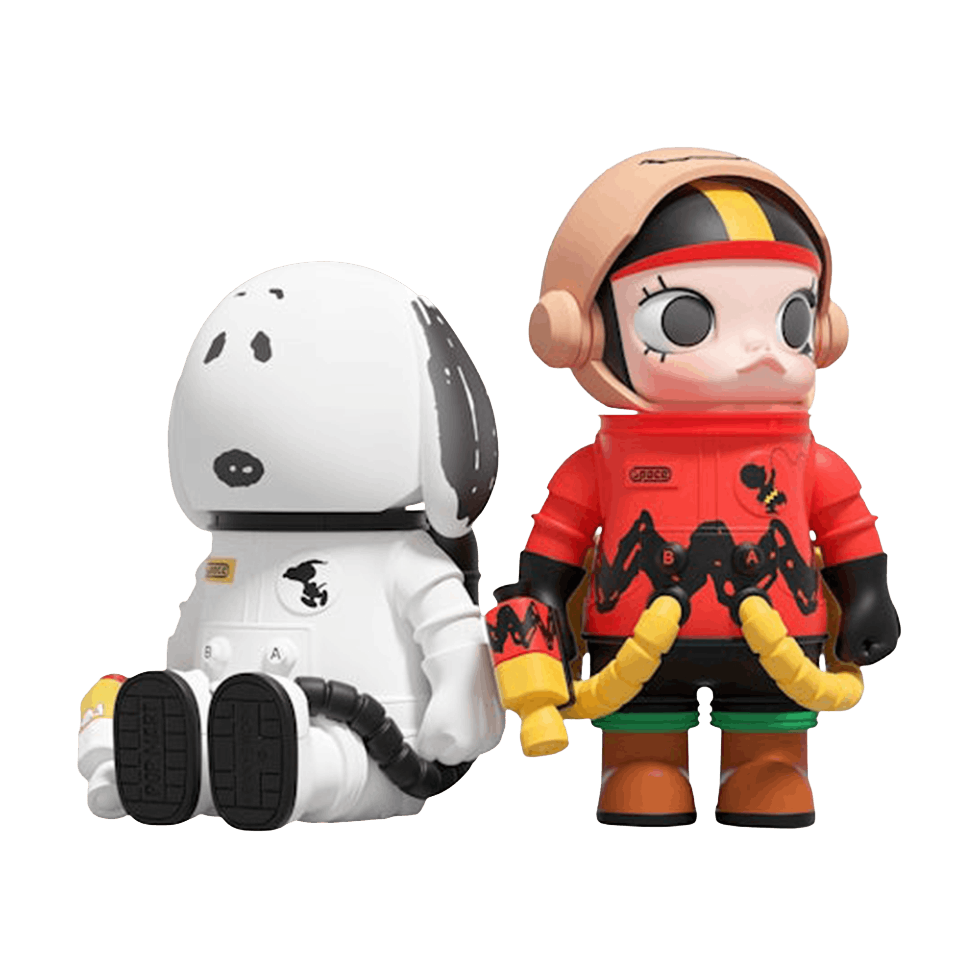 Pop Mart Meg Space Molly Charlie Brown & Snoopy 100%