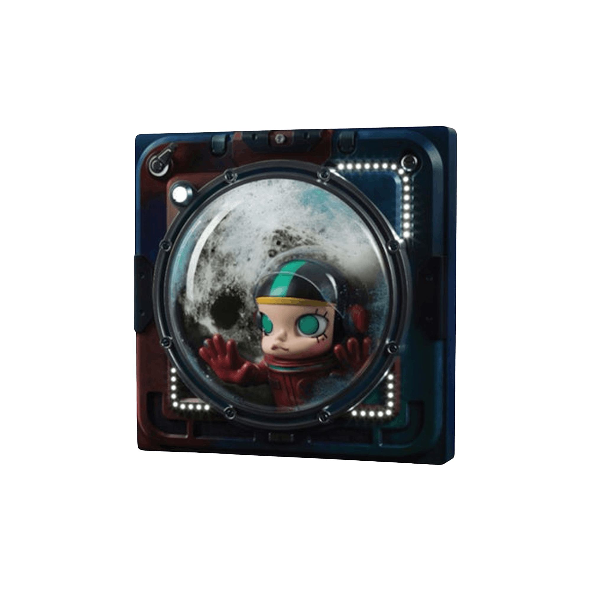 Pop Mart Mega Space Molly Hello Moon 3d Painting Figure