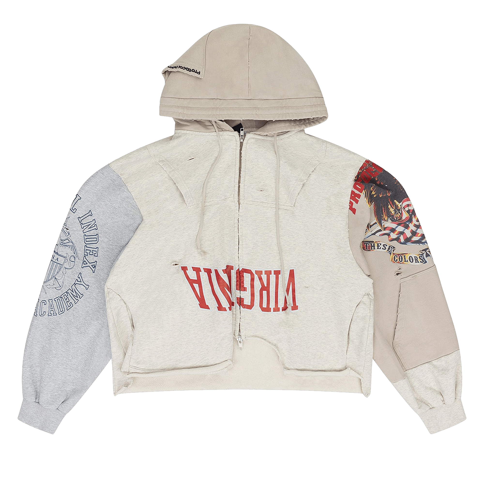Buy Protocol Index Buttivore Zip Hoodie 'White' - PI00008 WHIT | GOAT