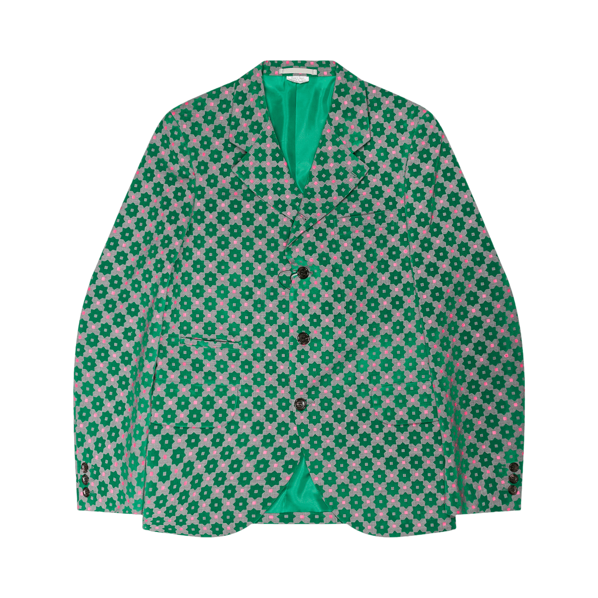 Comme des Garçons Homme Plus Printed Three Buttons Blazer 'Multicolor'