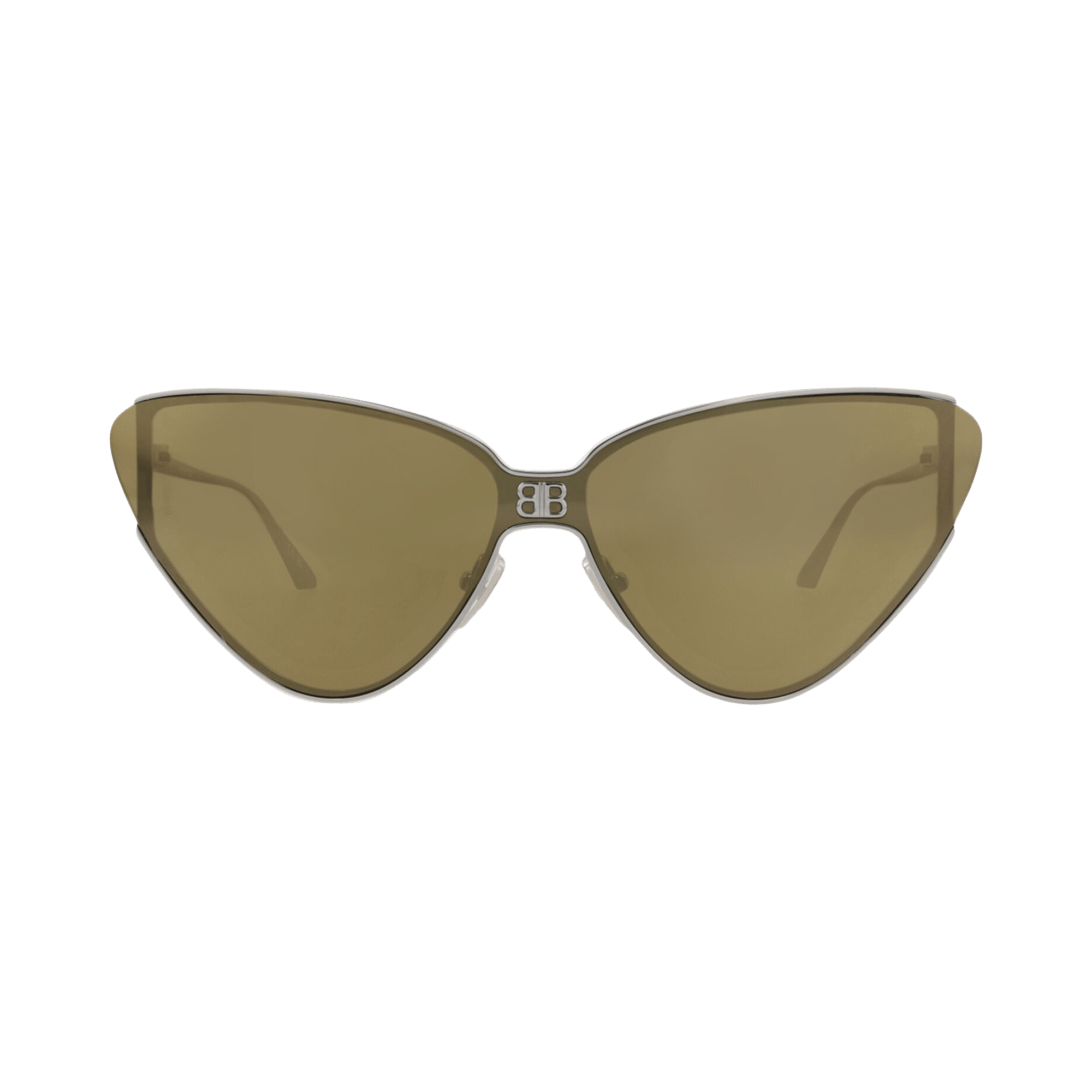 Balenciaga Cat Eye-Frame Metal Sunglasses 'Ruthenium/Bronze'
