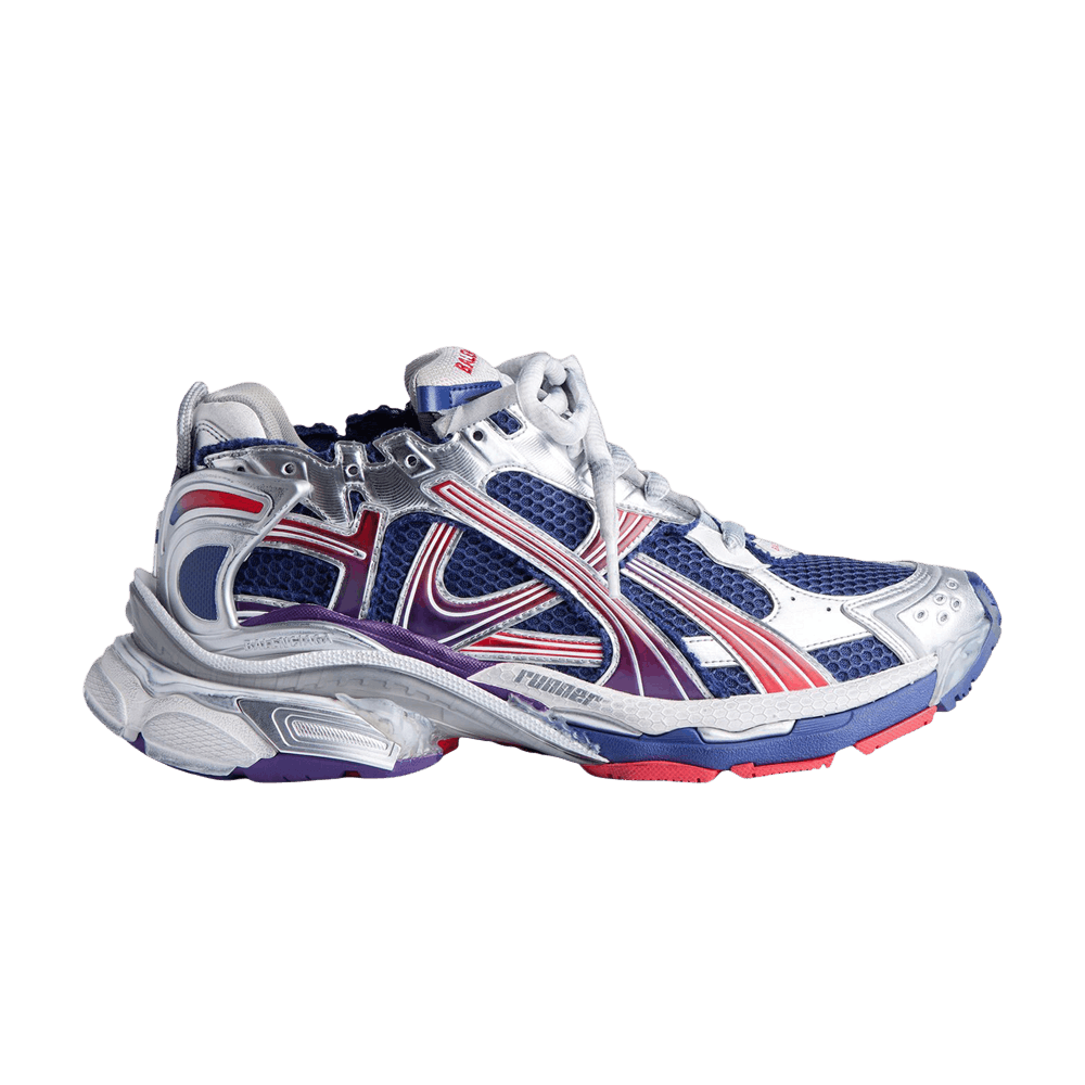 Balenciaga Runner Gradient Sneaker 'Navy Red Grey'