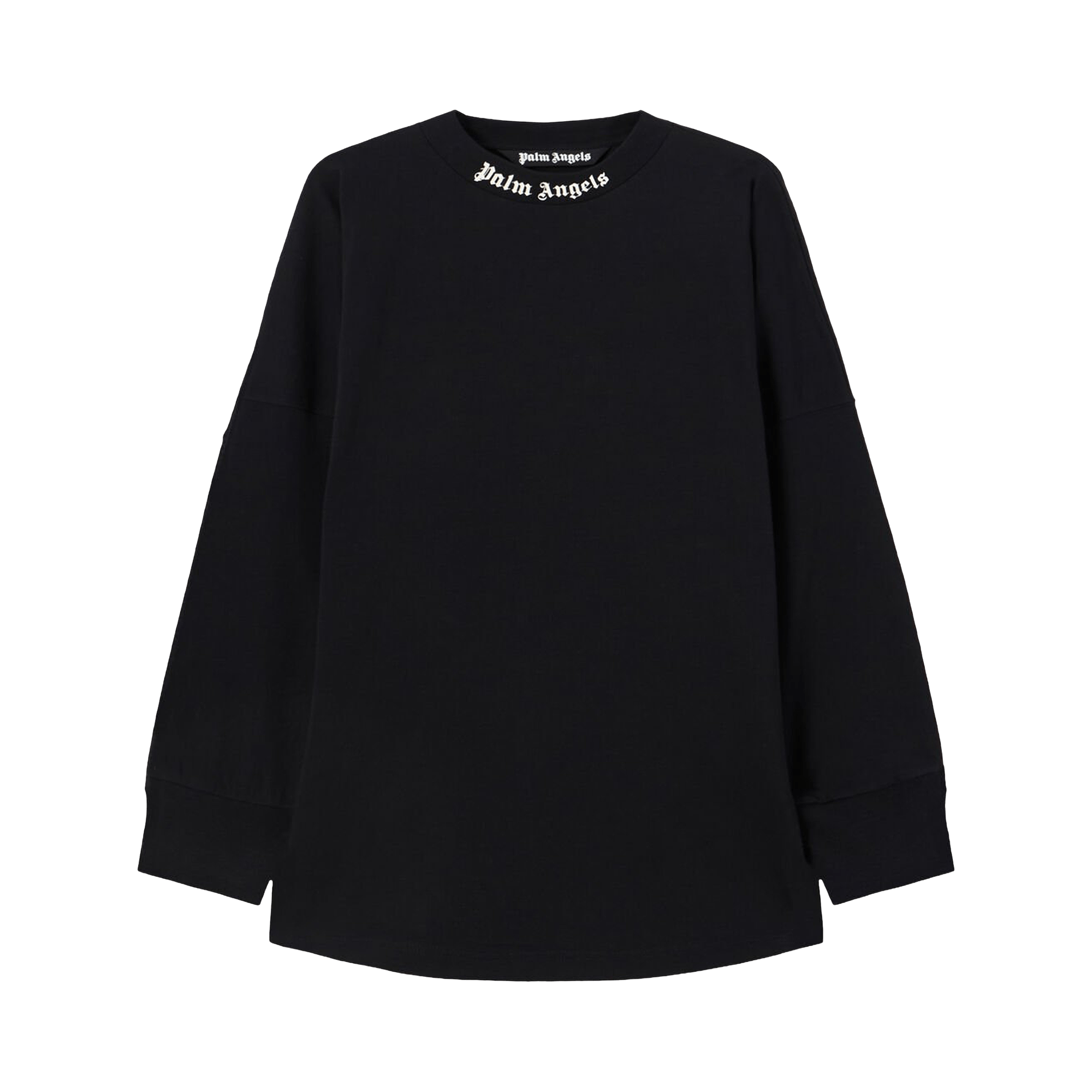 Palm Angels Classic Logo Over Long-Sleeve Tee 'Black/Off White'