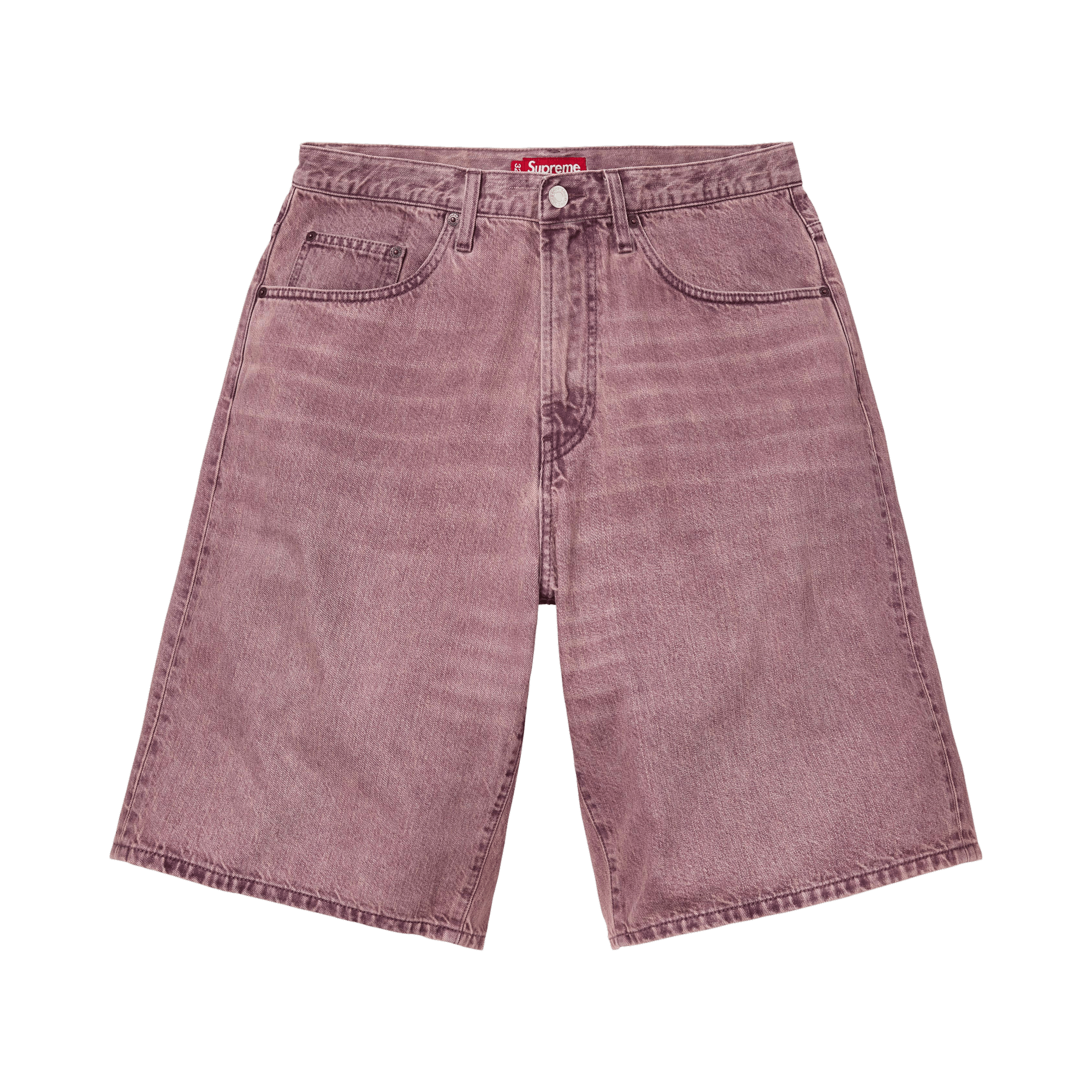 Supreme Baggy Denim Short 'Overdyed Purple'