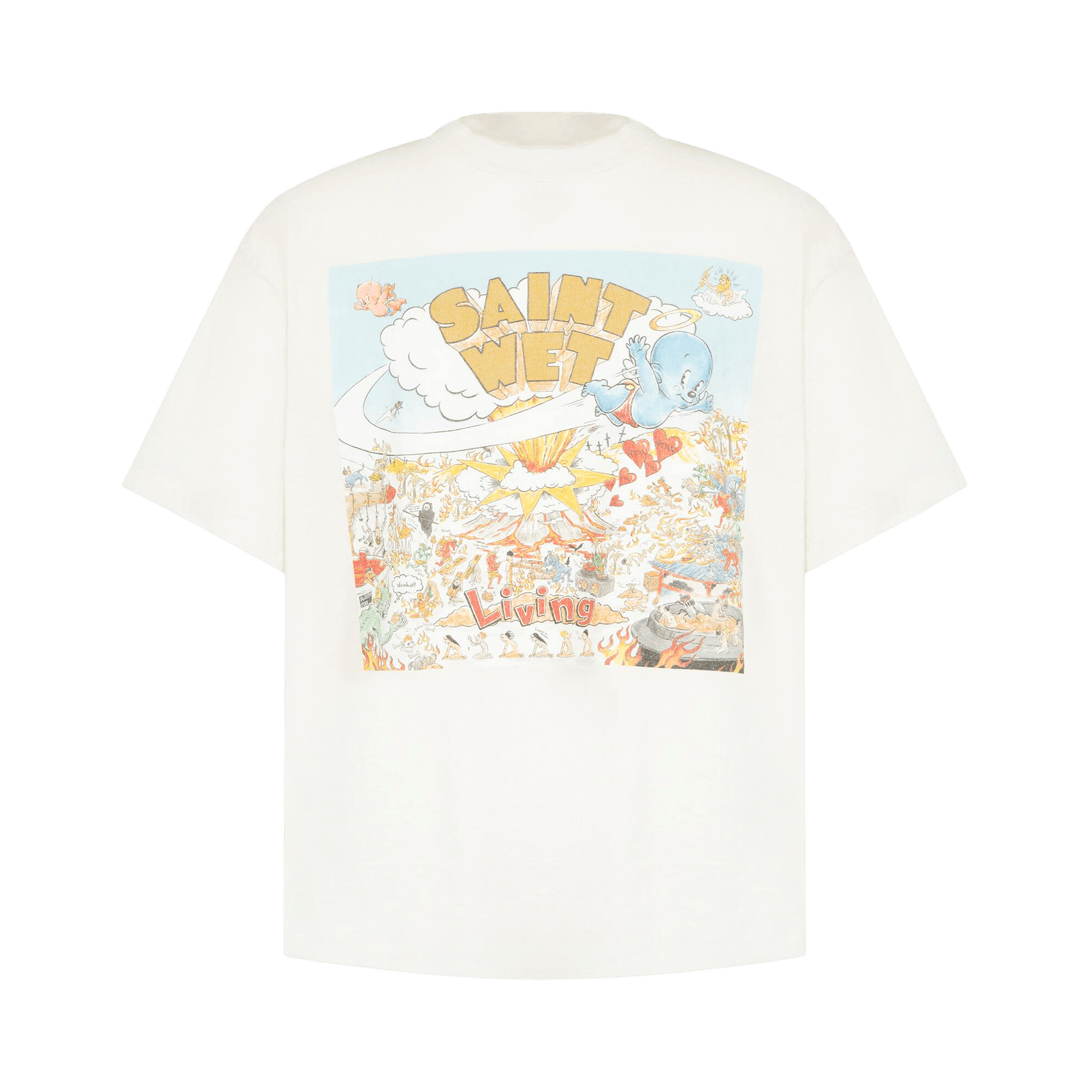 Buy SAINT Mxxxxxx × Kosuke Kawamura Stool 'Money/White' - SM A23