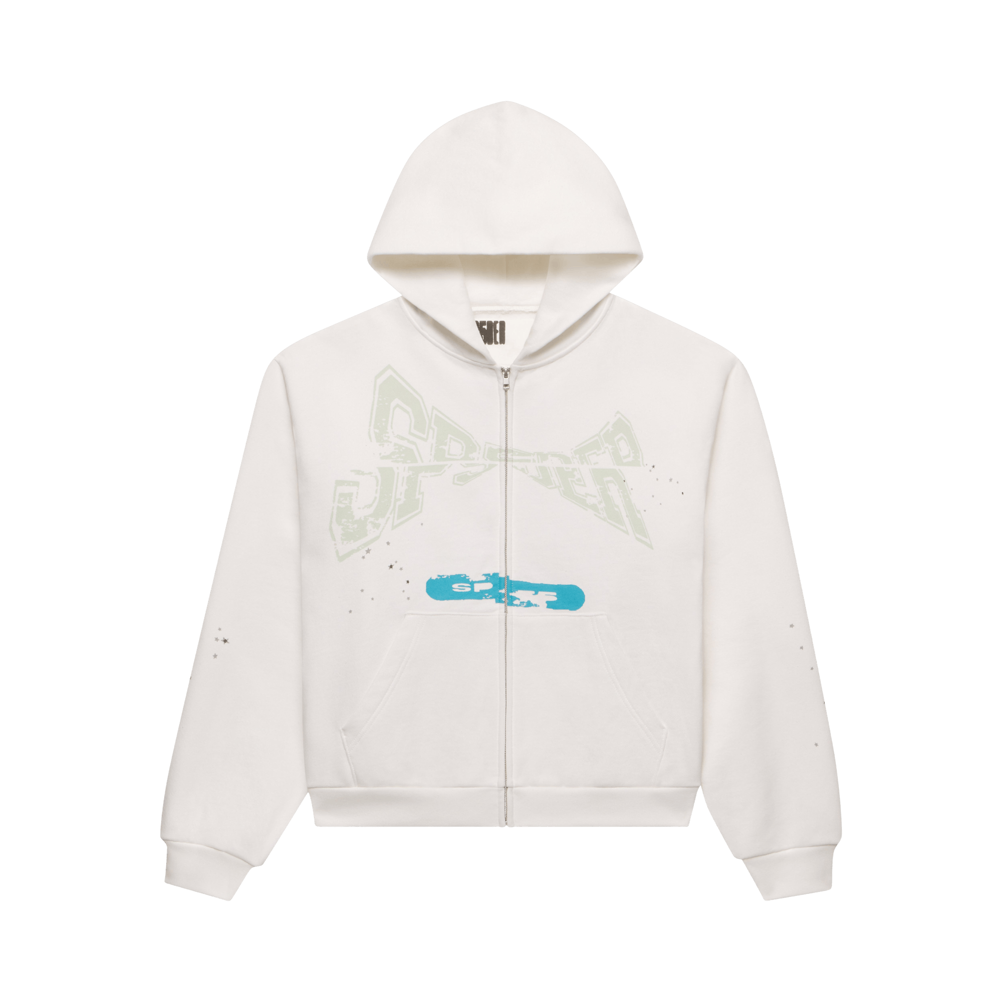 Sp5der T&F Zip Up 'White'