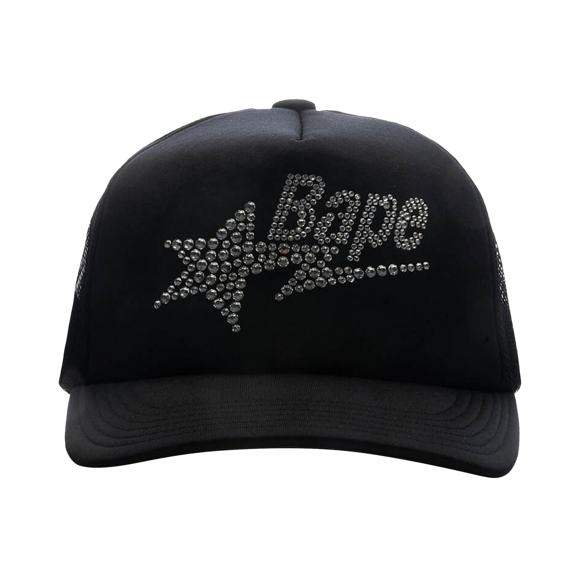 BAPE Crystal Stone STA Logo Mesh Cap 'Black'