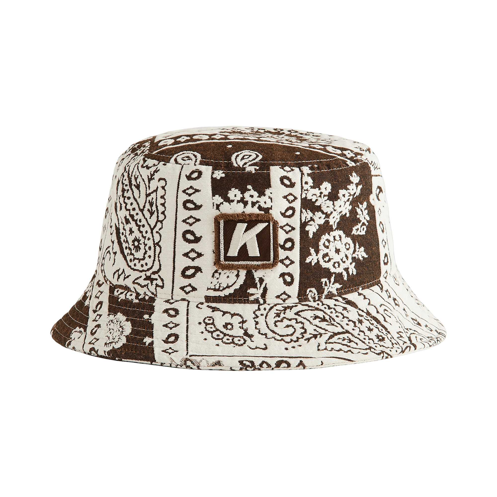 Kith Bandana Jacquard Dawson Bucket Hat 'Coffee'