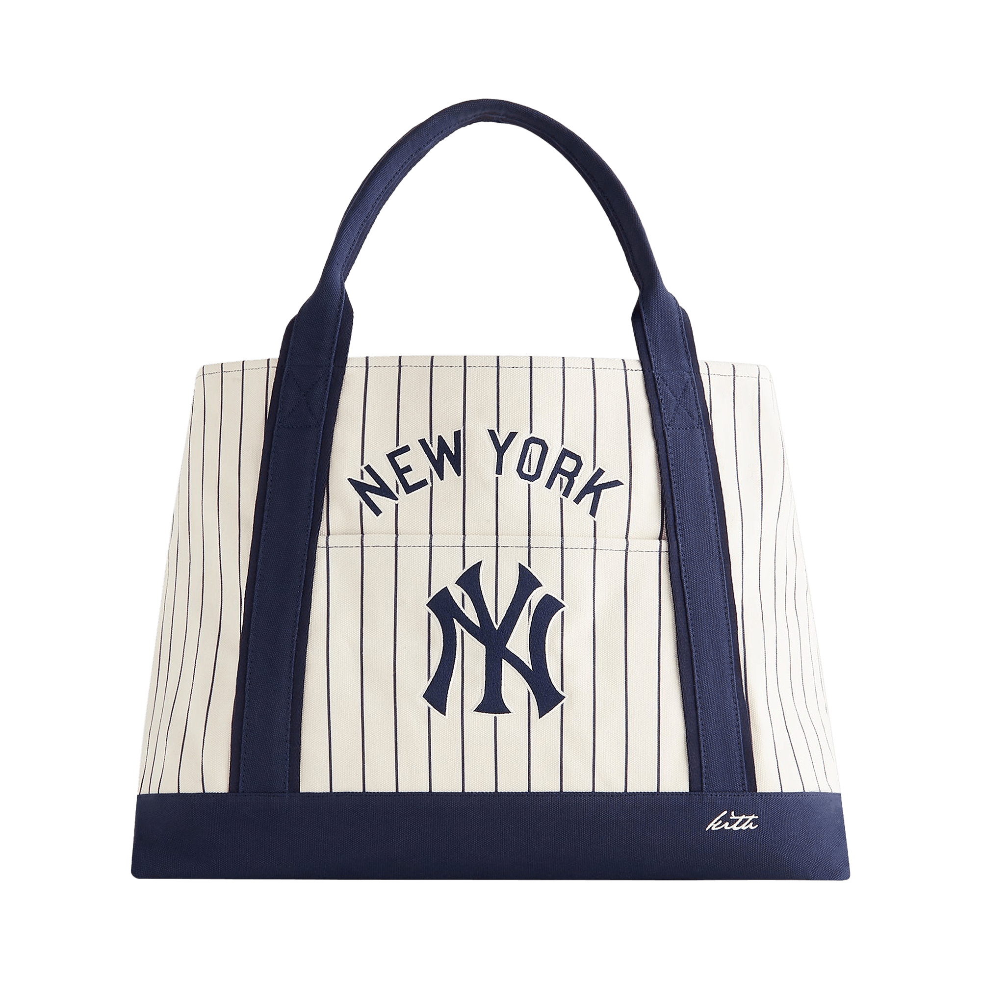 Kith For The New York Yankees Pinstripe Tote Bag 'Sandrift'
