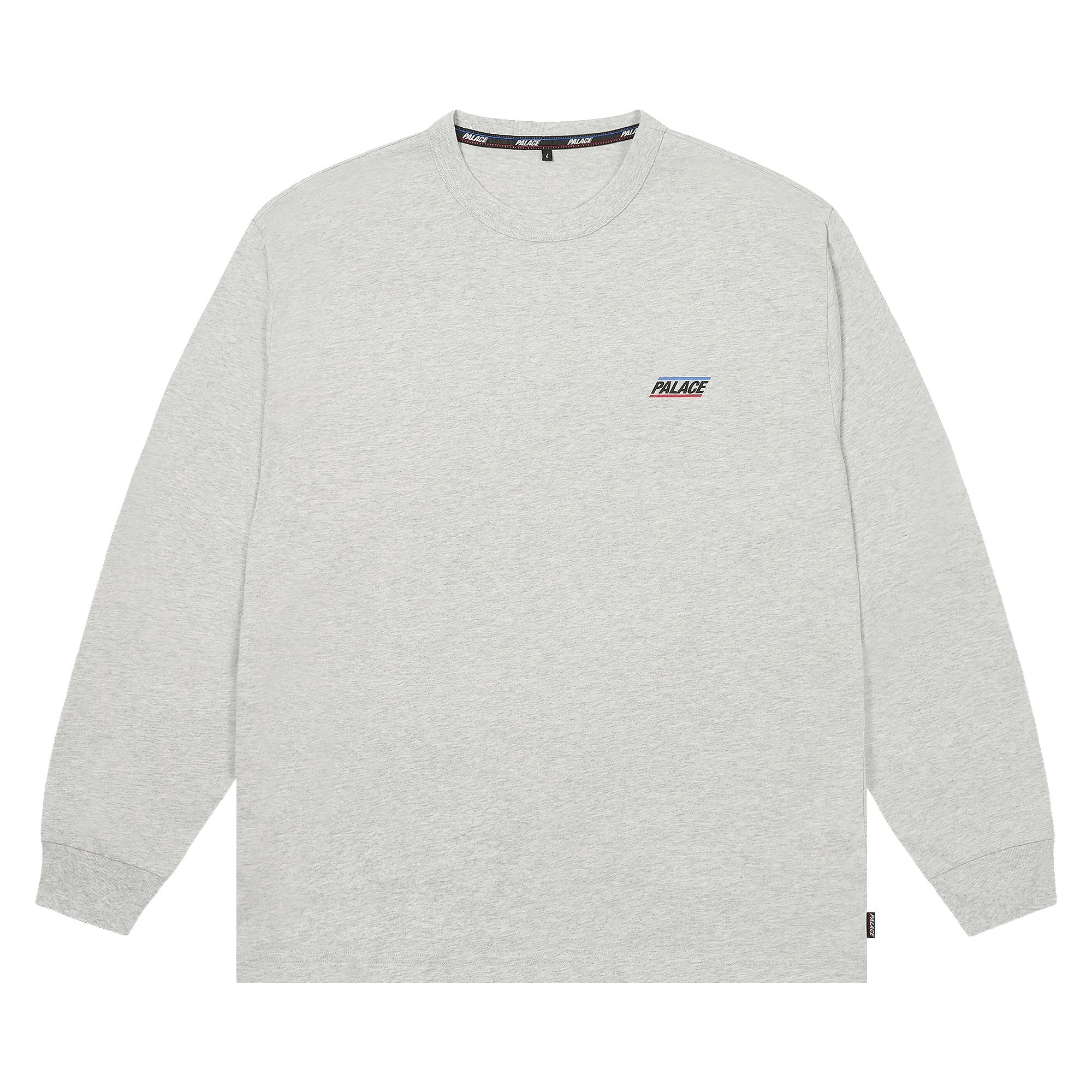 Palace Basically A Long-Sleeve 'Grey Marl'