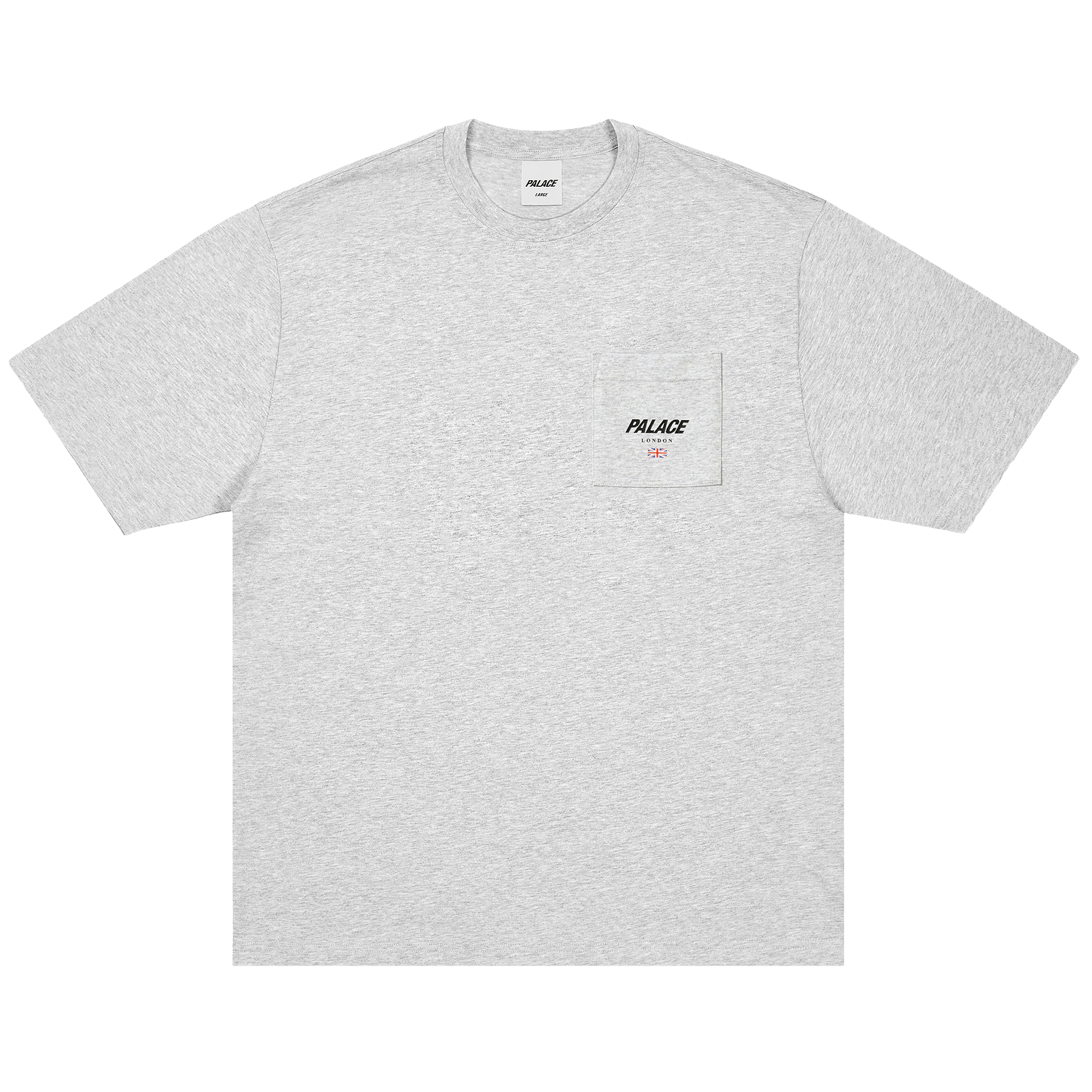 Palace Location T-Shirt 'Grey Marl'