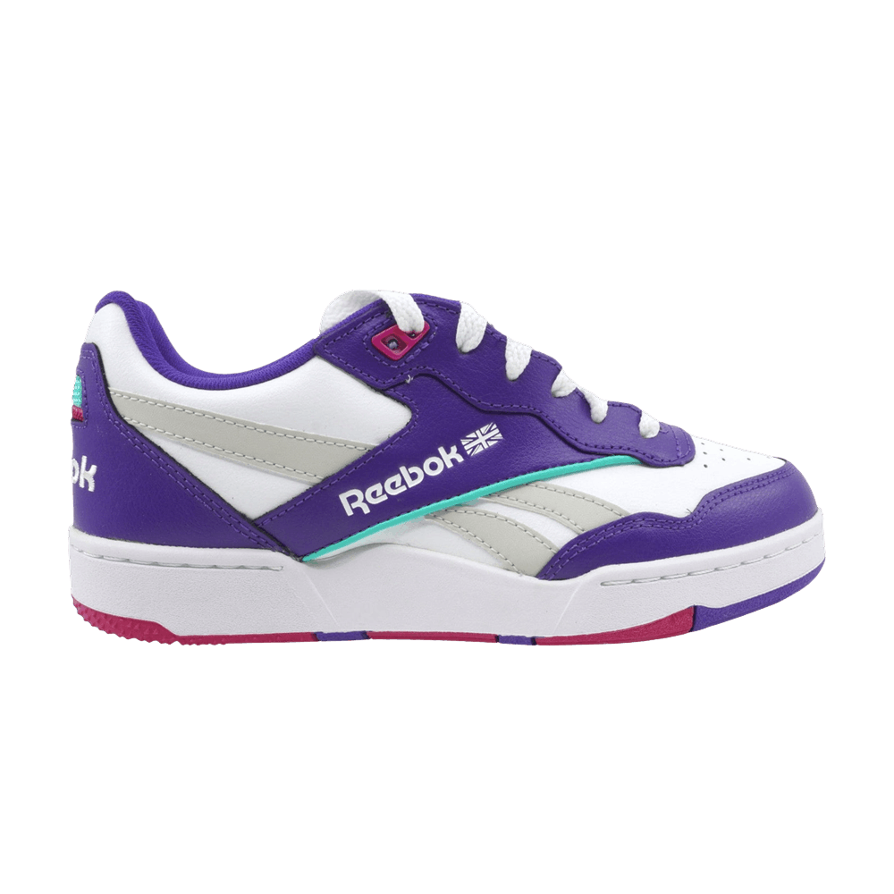 Reebok BB4000 2 'White Team Purple Cyber Mint'