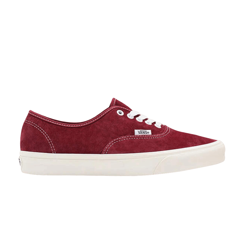 Vans Authentic 'Pig Suede Pomegranate Snow White'