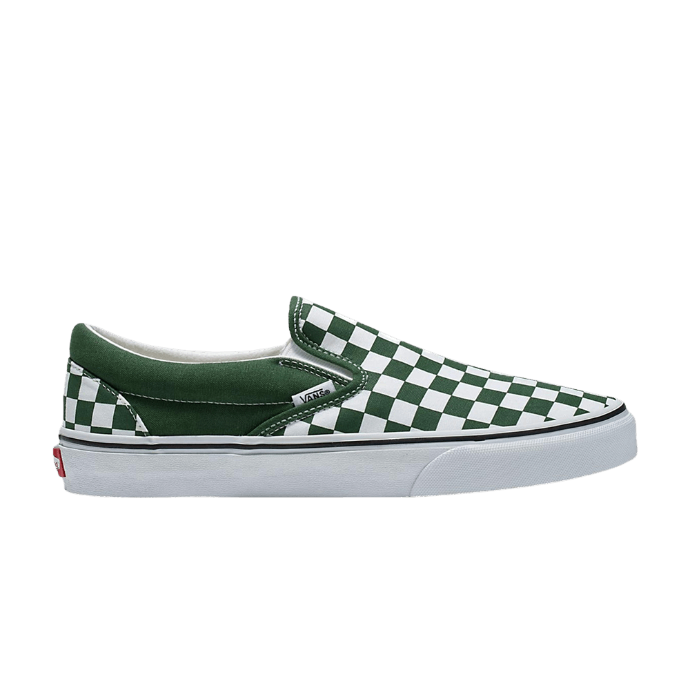 Vans Classic Slip-On 'Checkerboard Green'