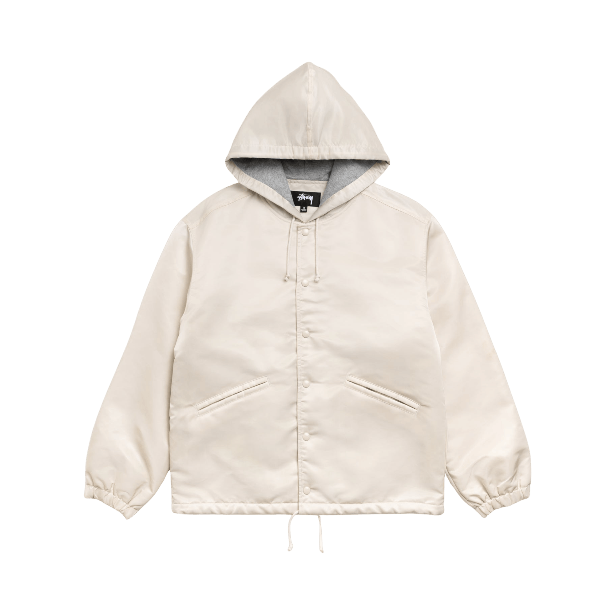 Stussy Hooded Coaches Jacket 'Bone'