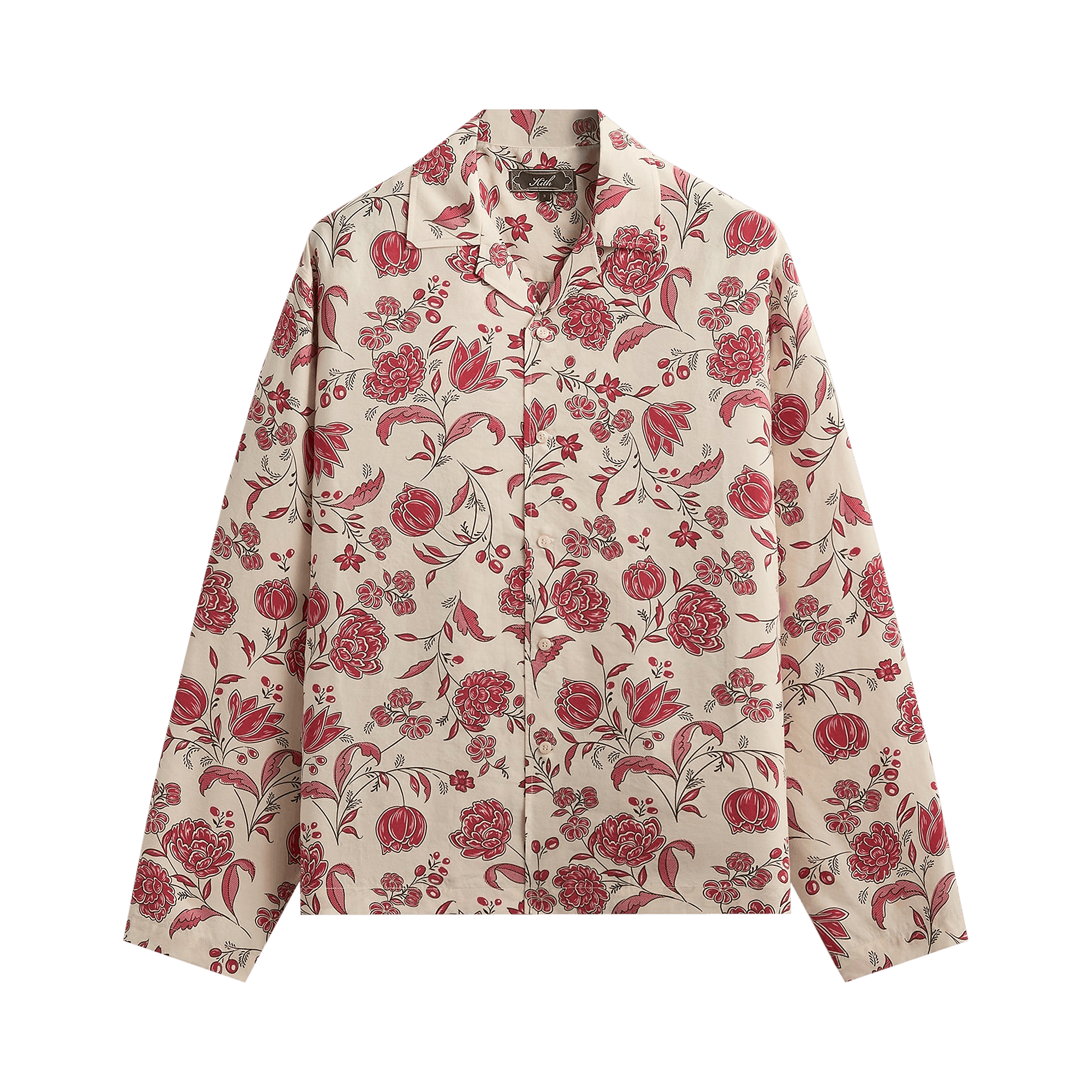 Kith Cupro Linen Long Sleeve Adonis Shirt 'Fury'
