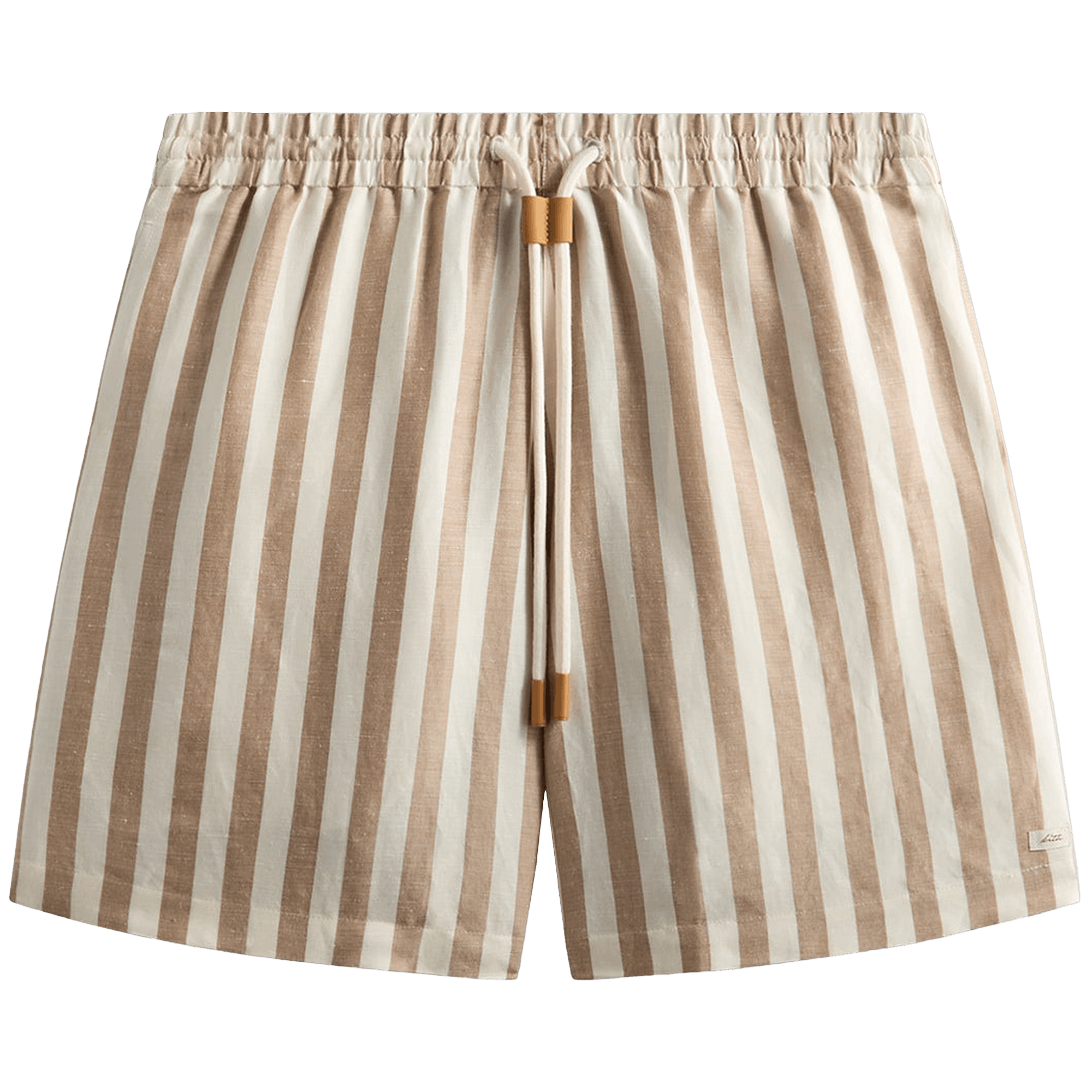 Kith Spun Silk Linen Stripe Kellen Short 'Chai'