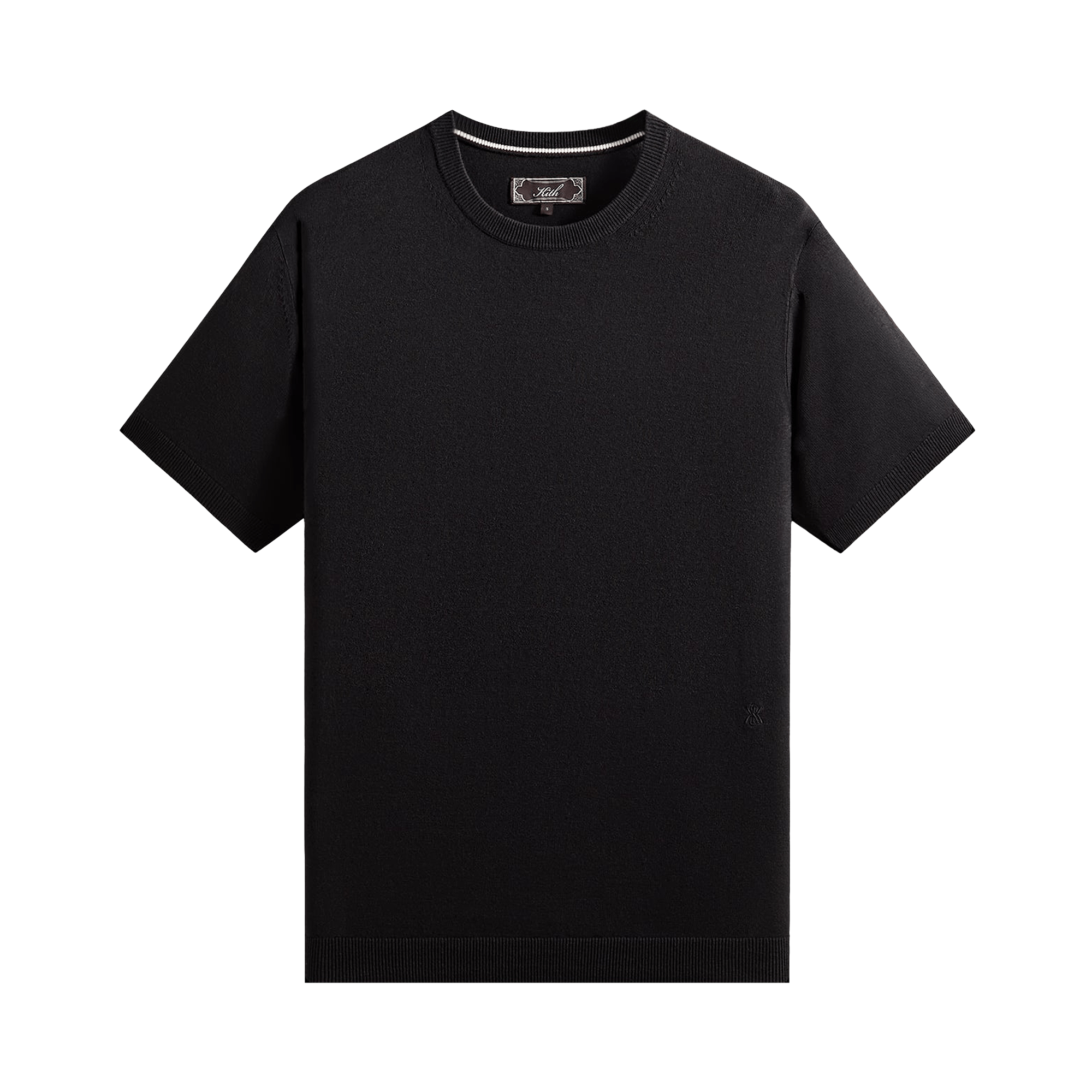 Kith Super Fine Viscose Knit Carrington Tee 'Black'