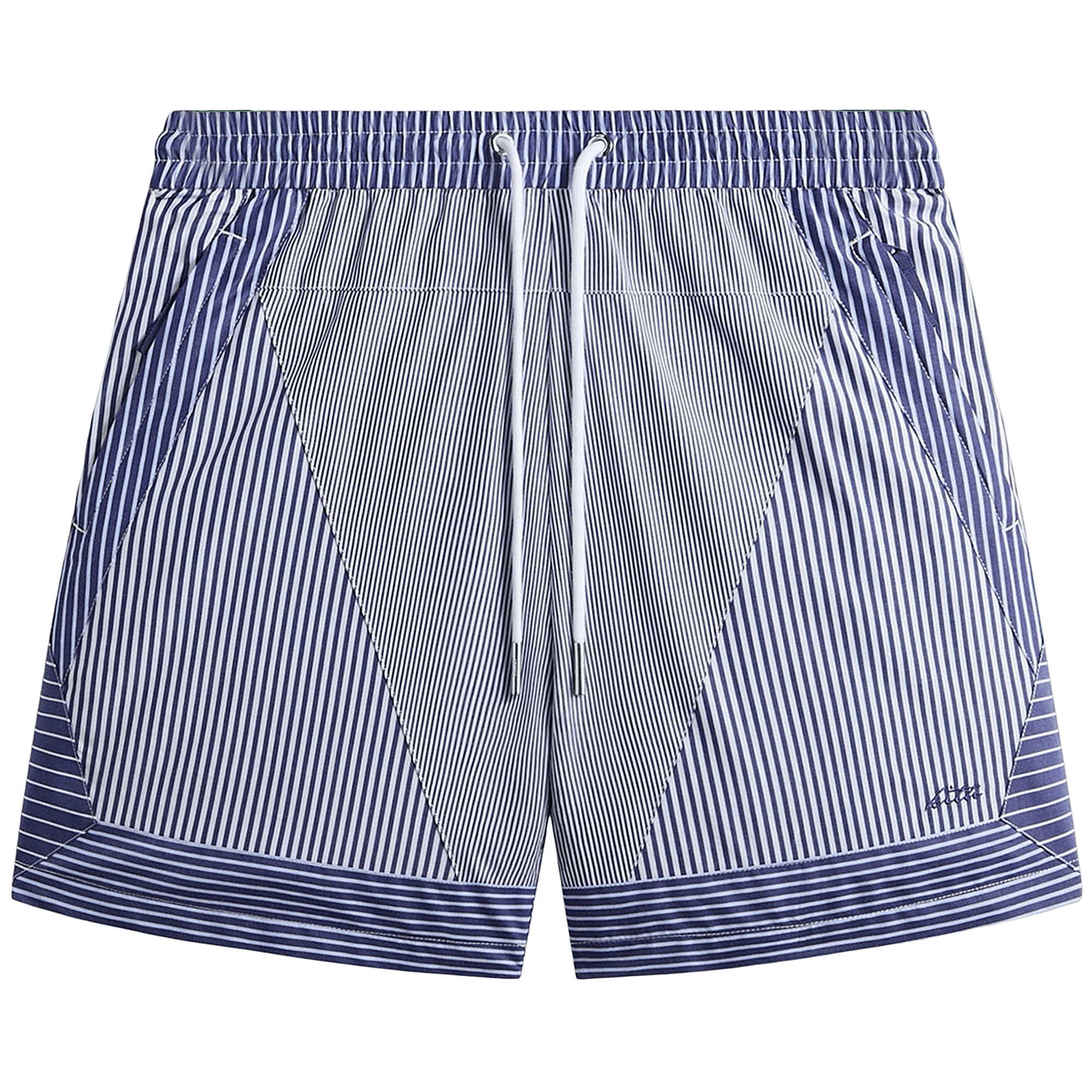 Kith Poplin Stripe Turbo Short 'Darkshore'