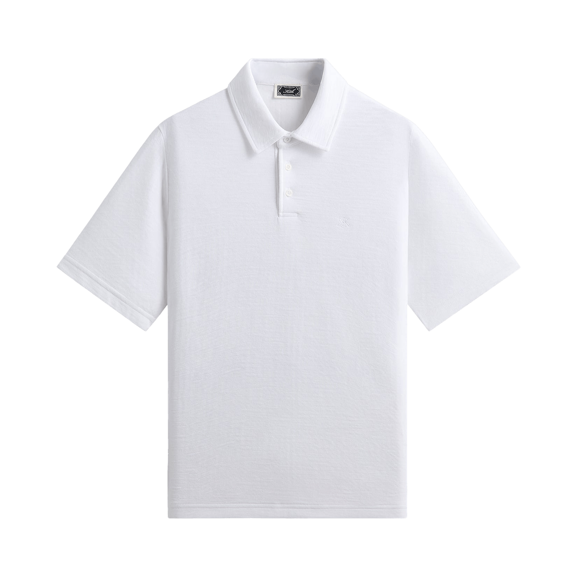 Kith Double Face Jersey Heathrow Polo 'White'