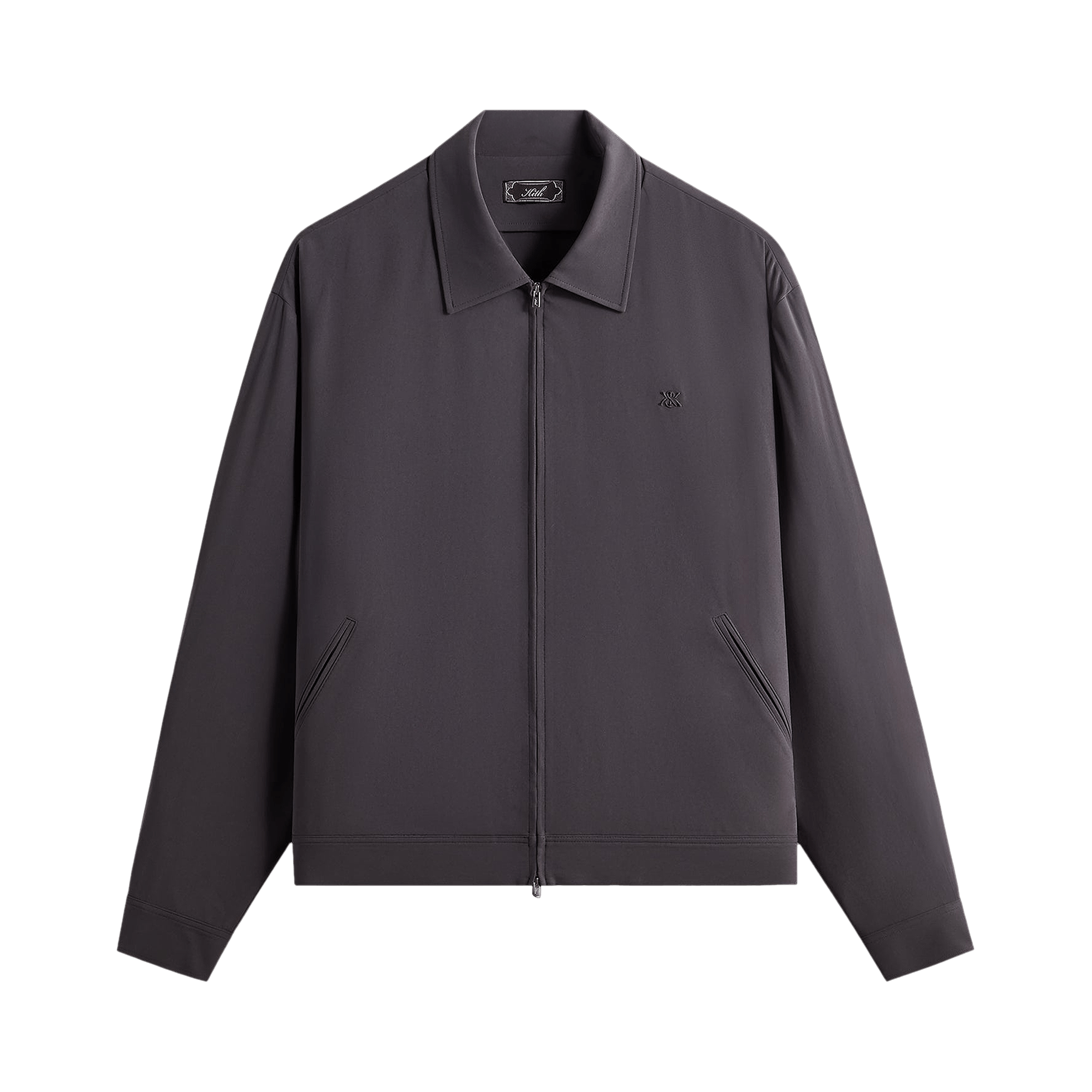 Kith Double Crepe Connor Blouson Jacket 'Phantom Grey'