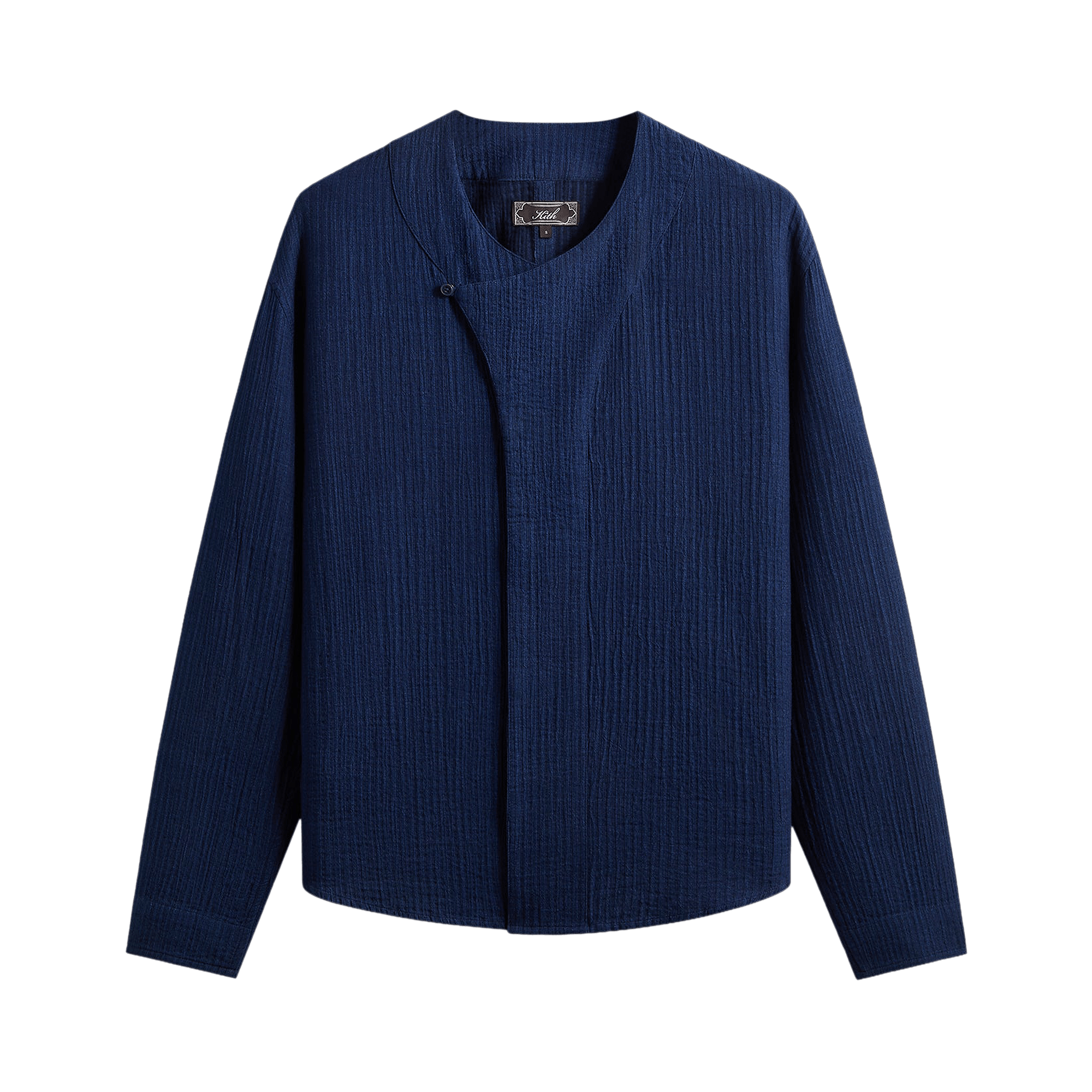Kith Indigo Seersucker Townsend Shirt 'Dark Indigo'
