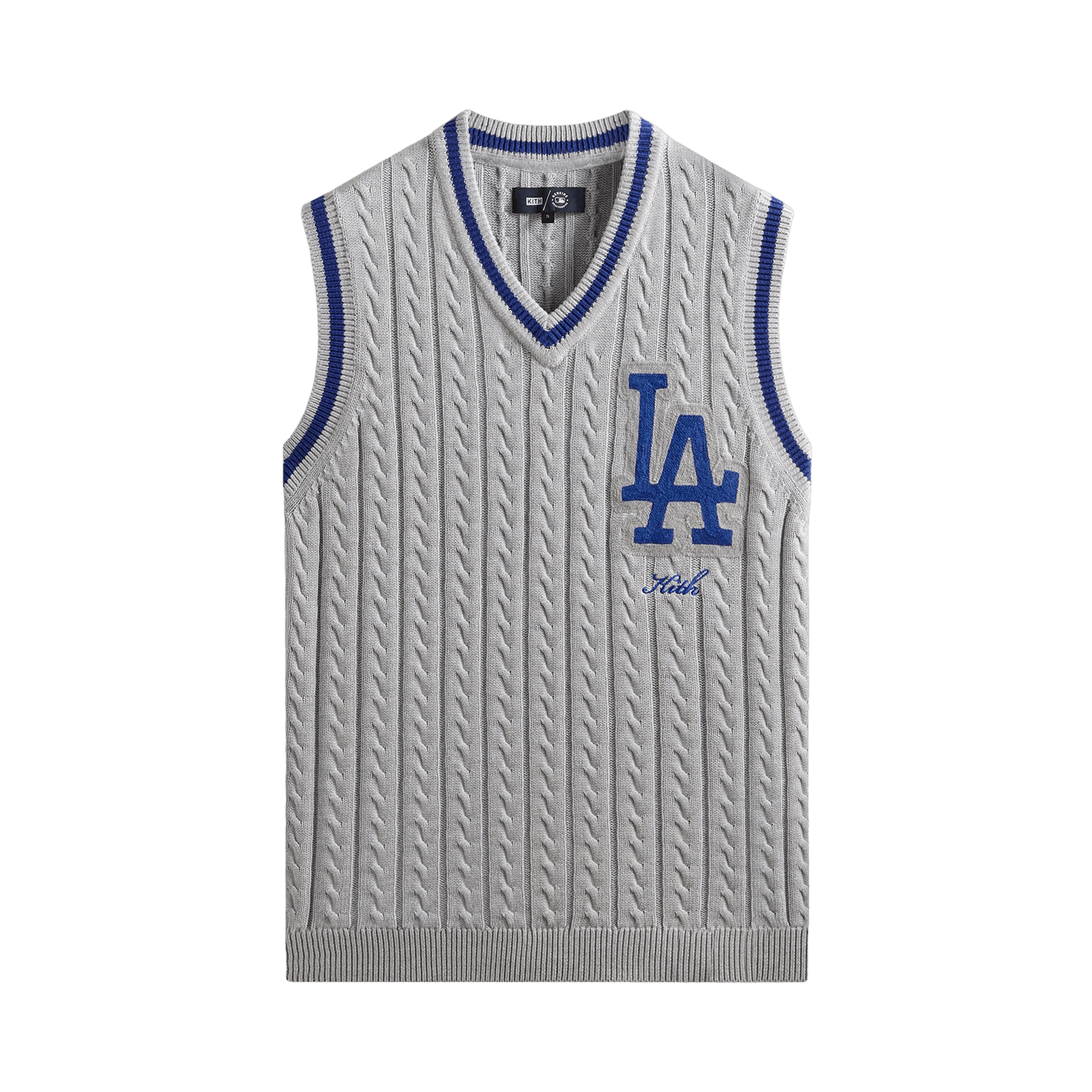 Kith For The Los Angeles Dodgers Aiken Vest 'Light Heather Grey'
