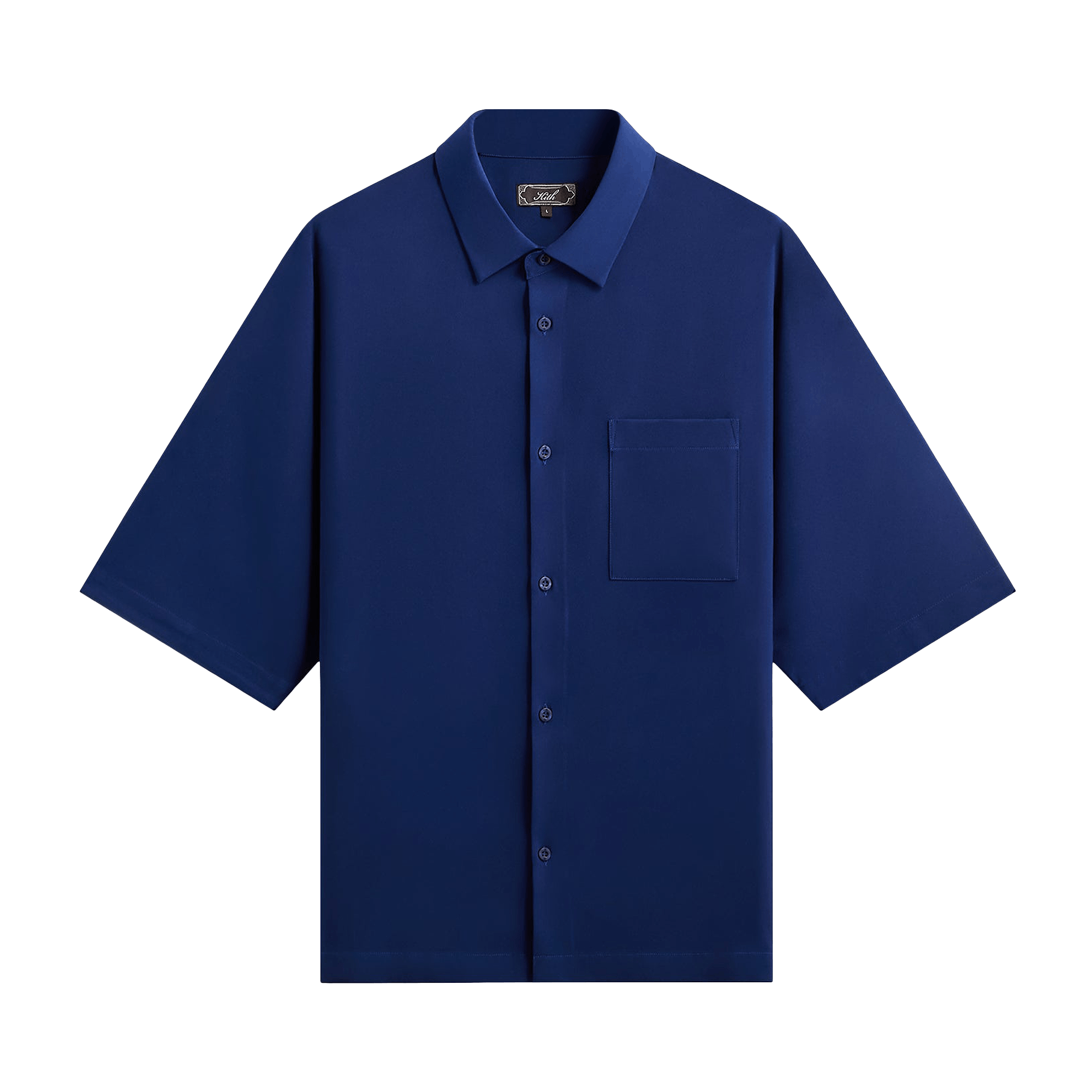 Kith Drape Twill Raf Shirt 'Deep Royal'