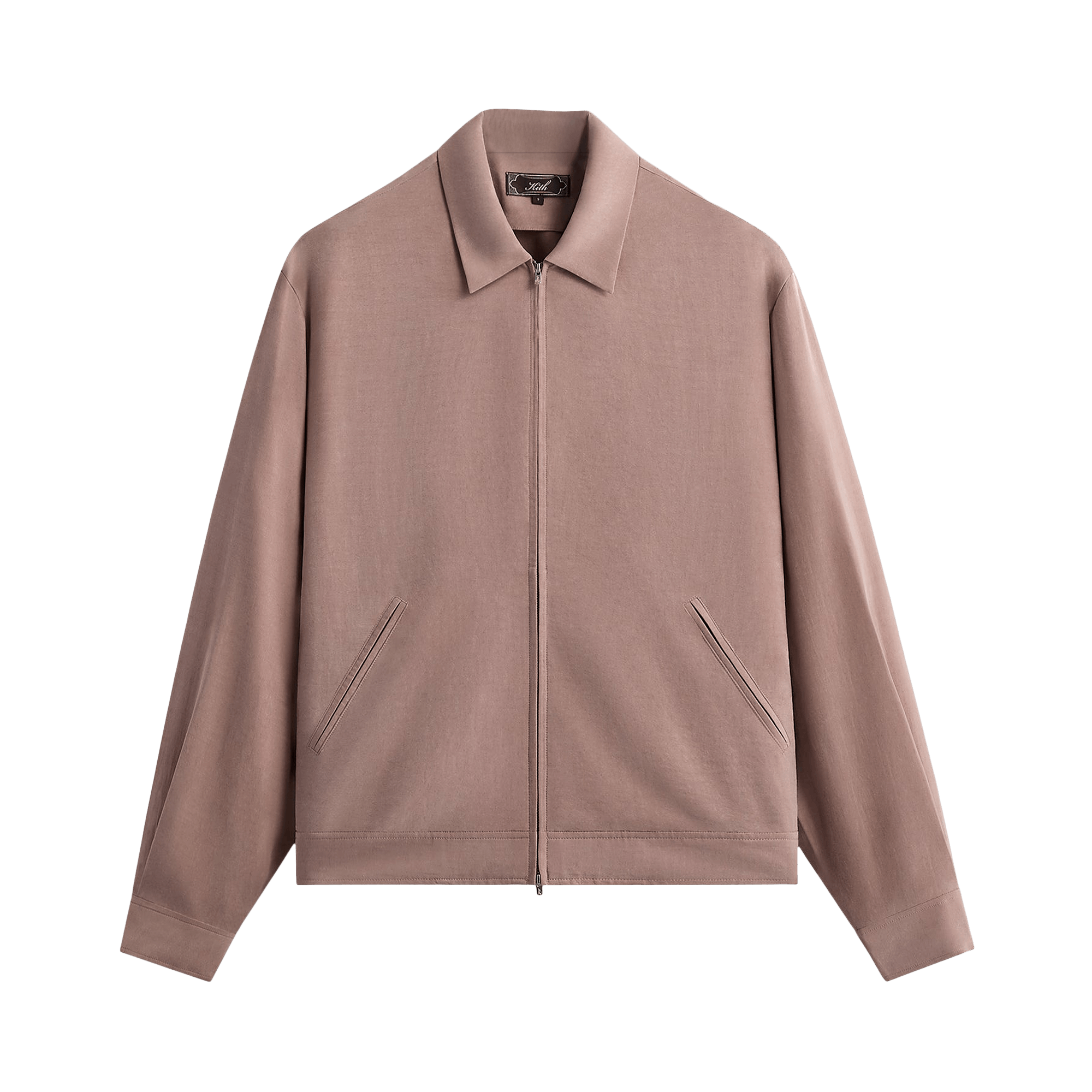 Kith Cupro Linen Connor Blouson Jacket 'Dusty Mauve'