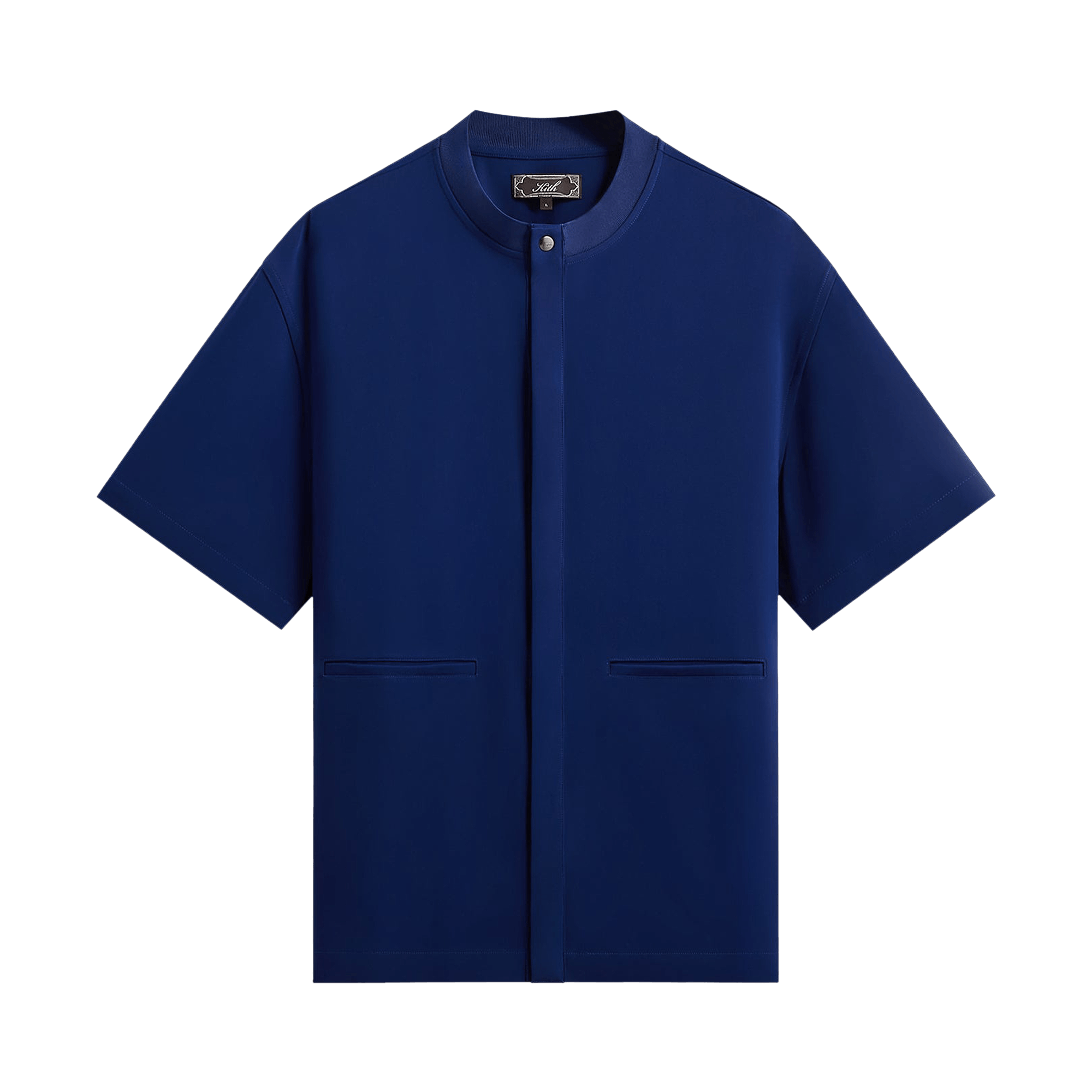 Kith Double Crepe Casper Shirt 'Deep Royal'