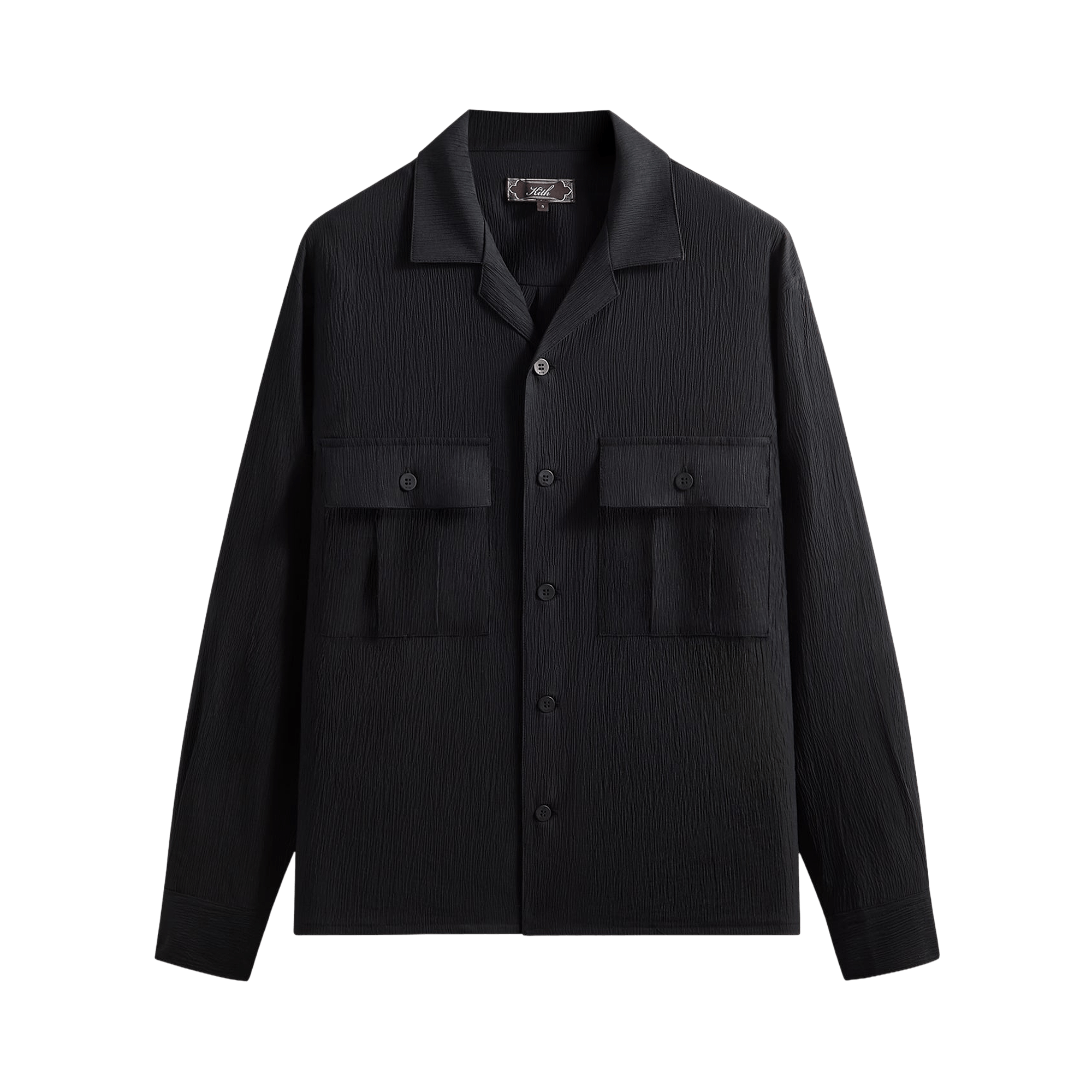 Kith Crinkled Nylon Ugo Shirt 'Black'