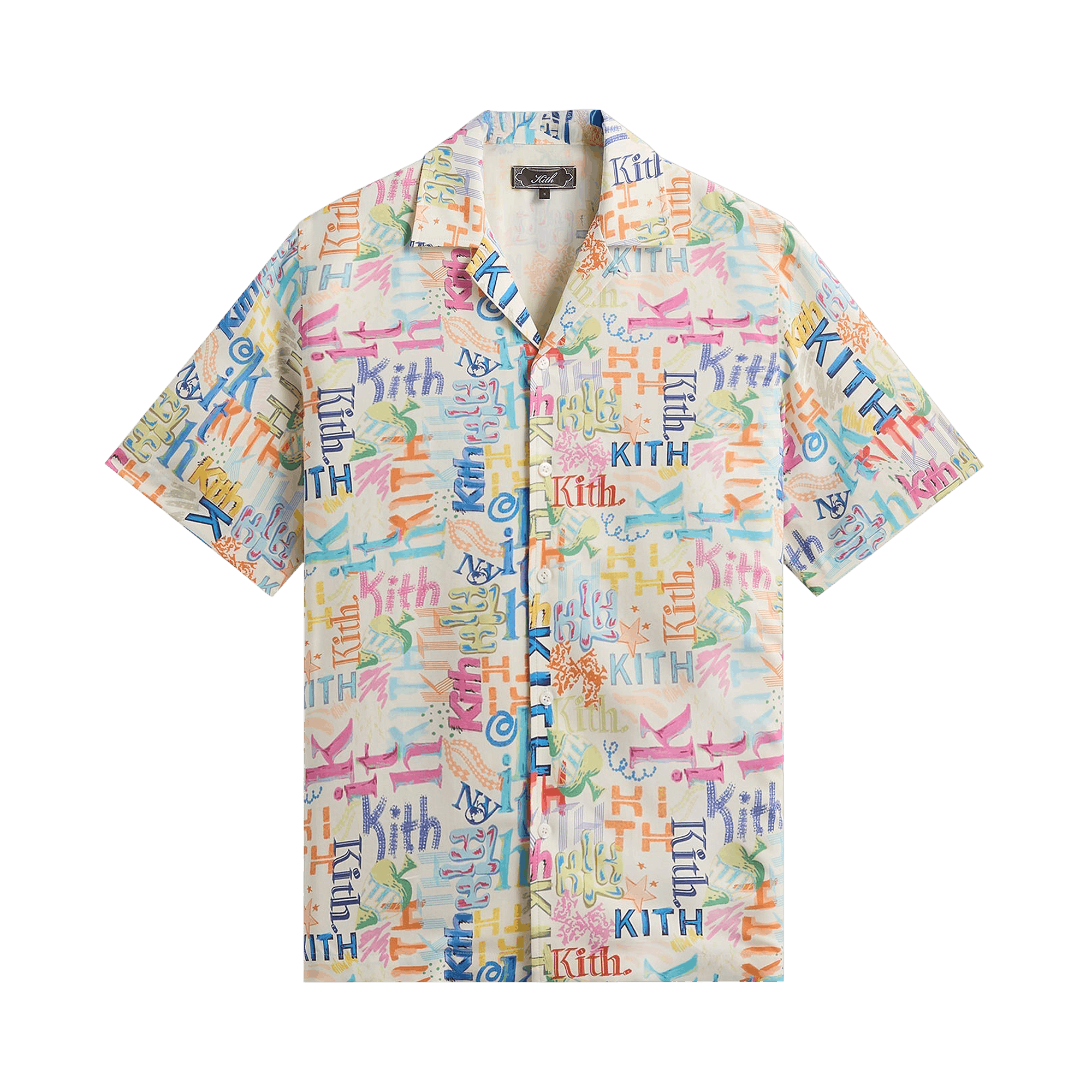 Kith Thompson Camp Shirt 'Sandrift'