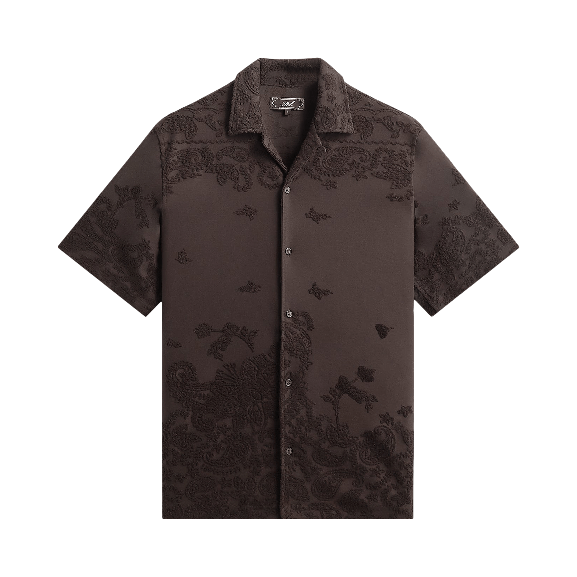 Kith Bandana Towel Terry Thompson Camp Collar Shirt 'Kindling'