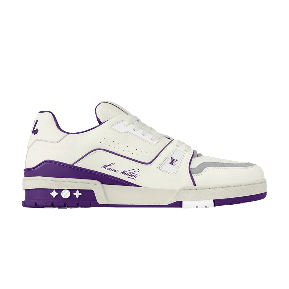 Louis Vuitton LV Trainer 'White Purple Script'