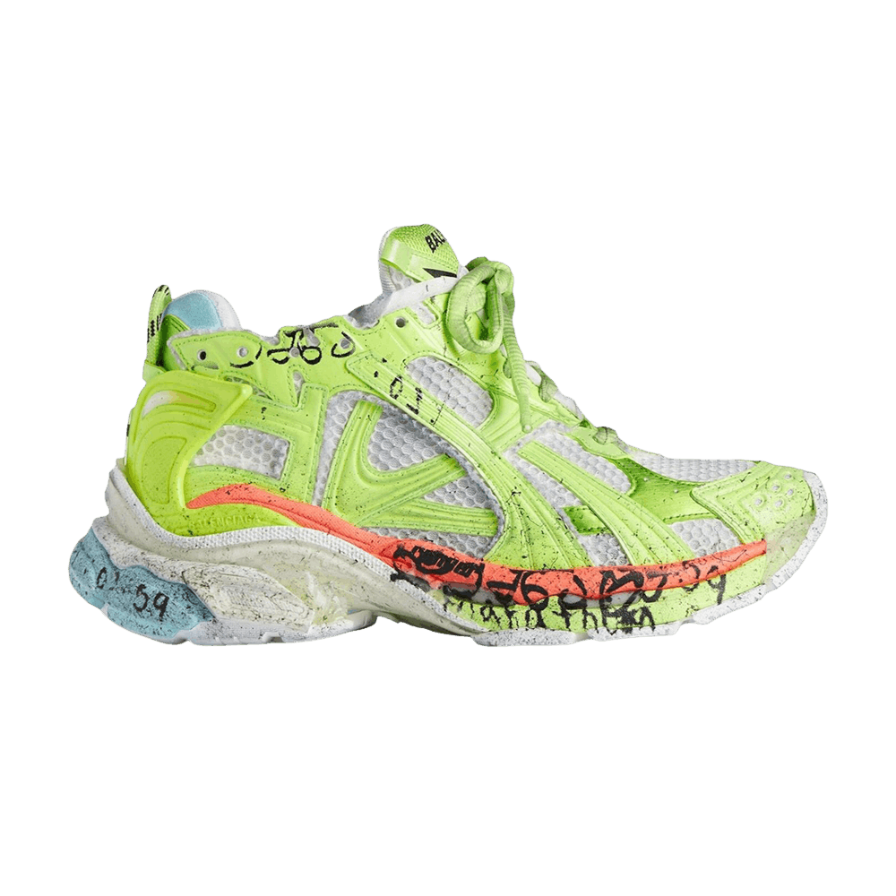 Balenciaga Runner 'White Flou Yellow Red Blue'