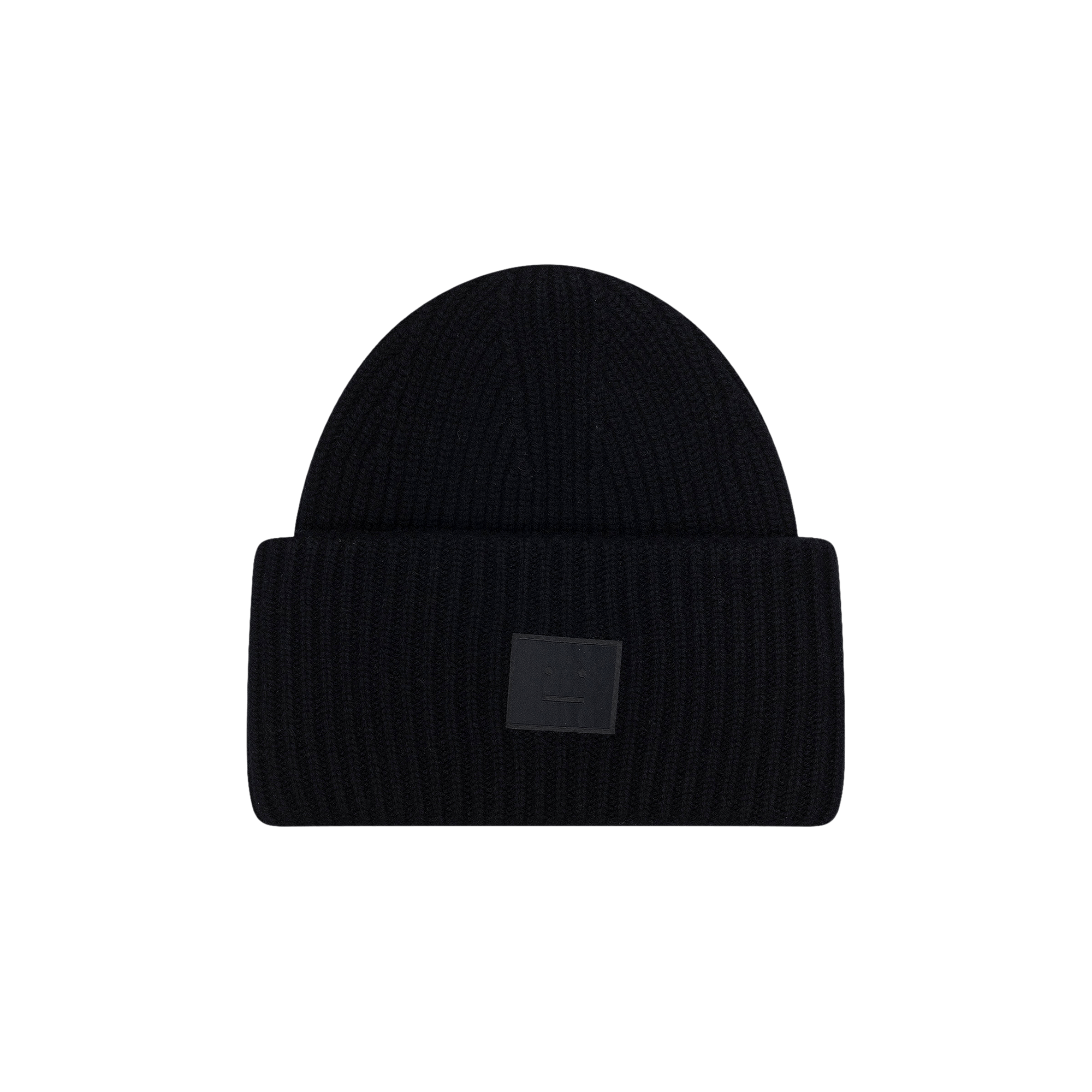 Acne Studios Large Face Logo Beanie 'Black'
